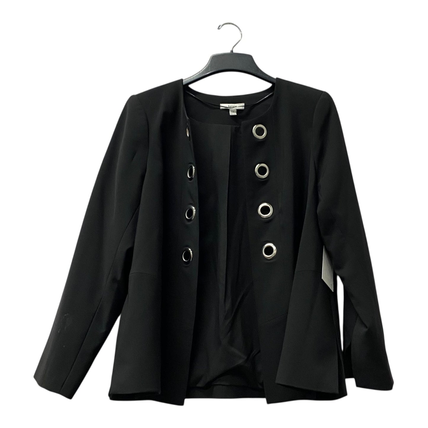 Blazer By Kensie In Black, Size:1X