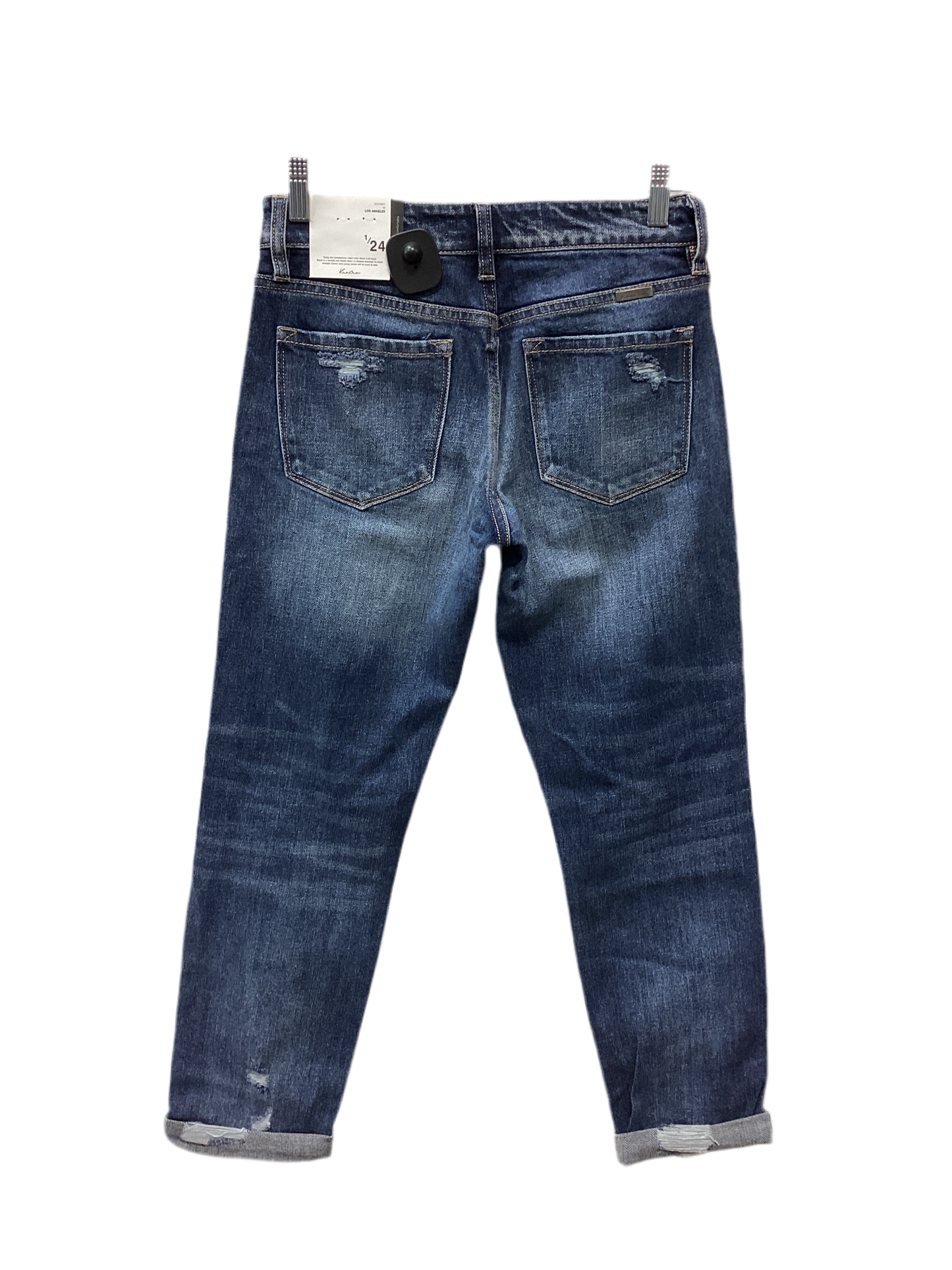 Jeans Boyfriend By Kancan In Blue Denim, Size:2