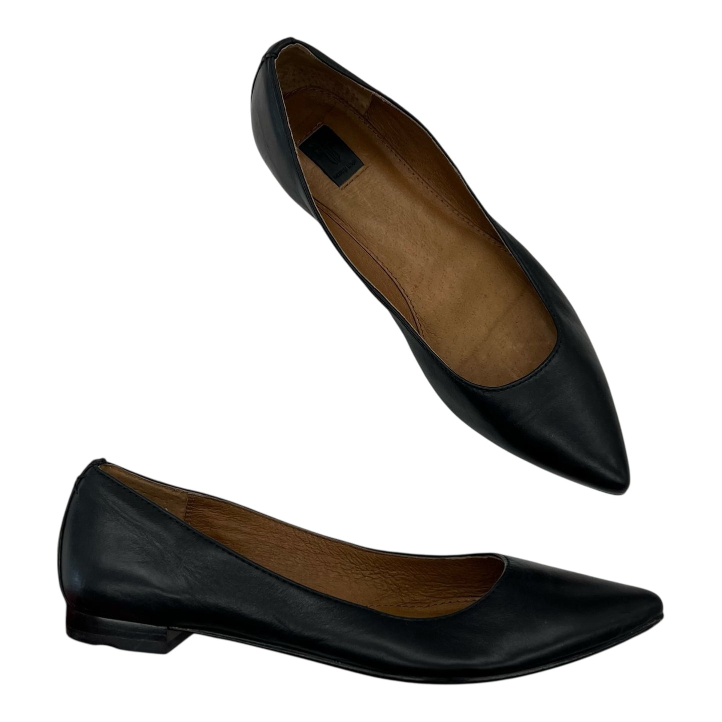 Shoes Flats By Frye In Black, Size:6.5