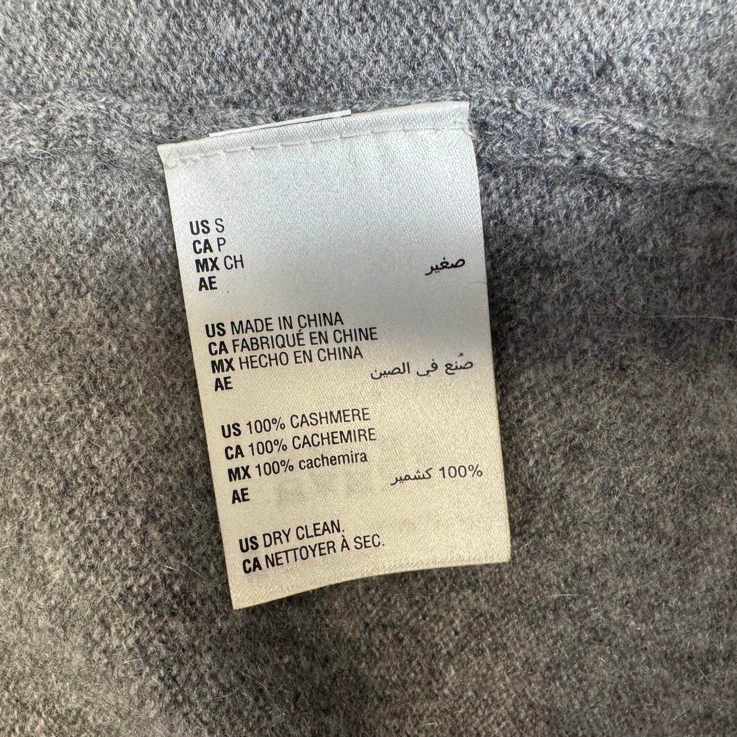 Sweater Cardigan Cashmere By Charter Club In Grey, Size: S