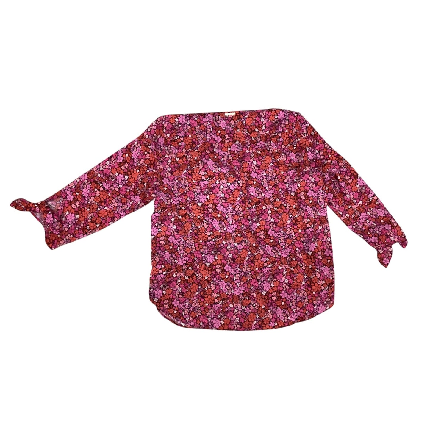 Top Ls By Michael By Michael Kors In Floral Print, Size:L