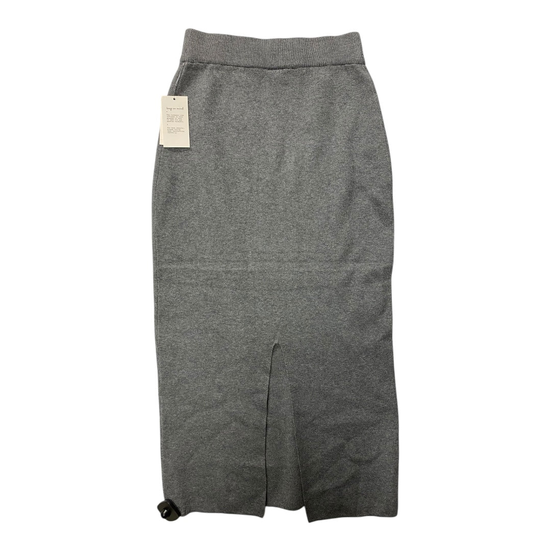 Skirt Maxi By A New Day In Grey, Size:S