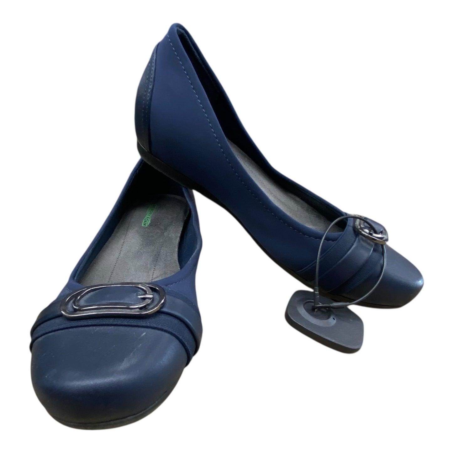 Shoes Flats By Bare Traps In Navy, Size:8.5