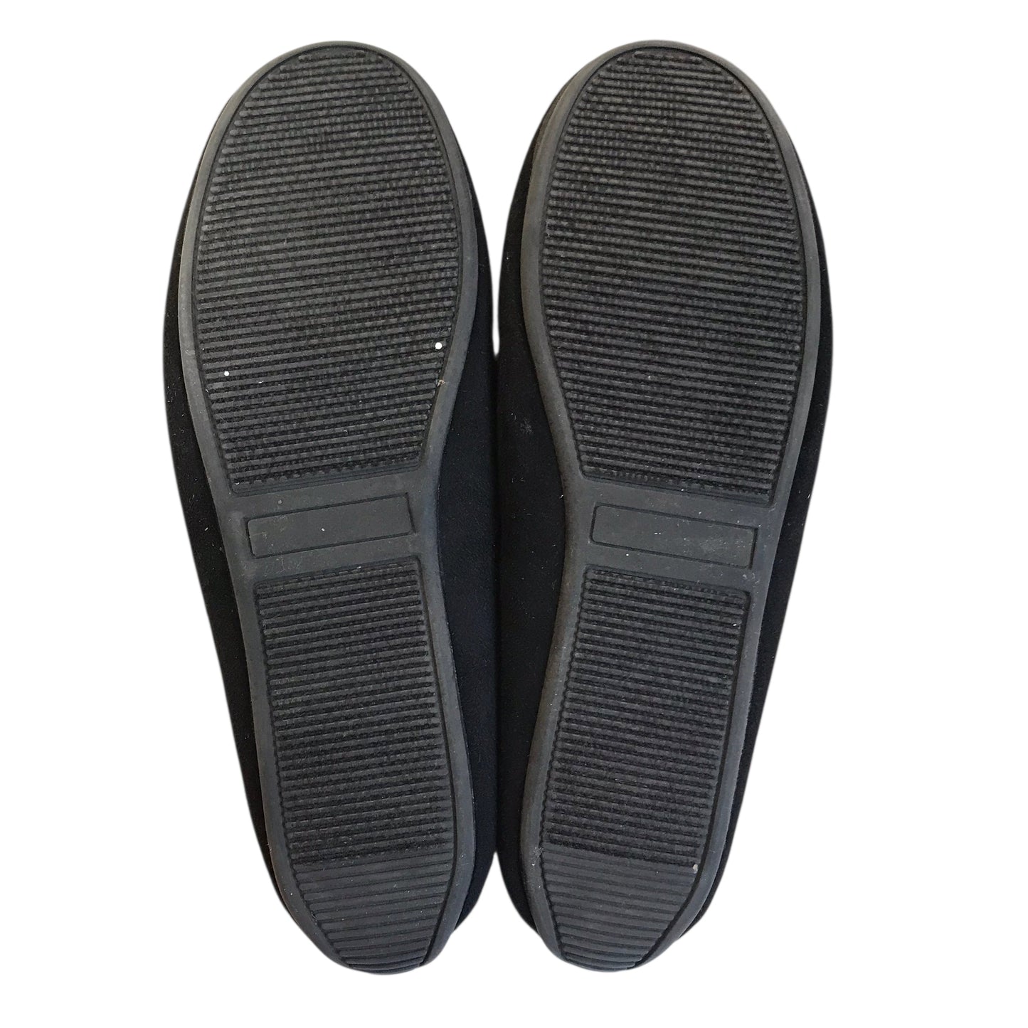 Shoes Flats By London Fog In Black & Gold, Size:9