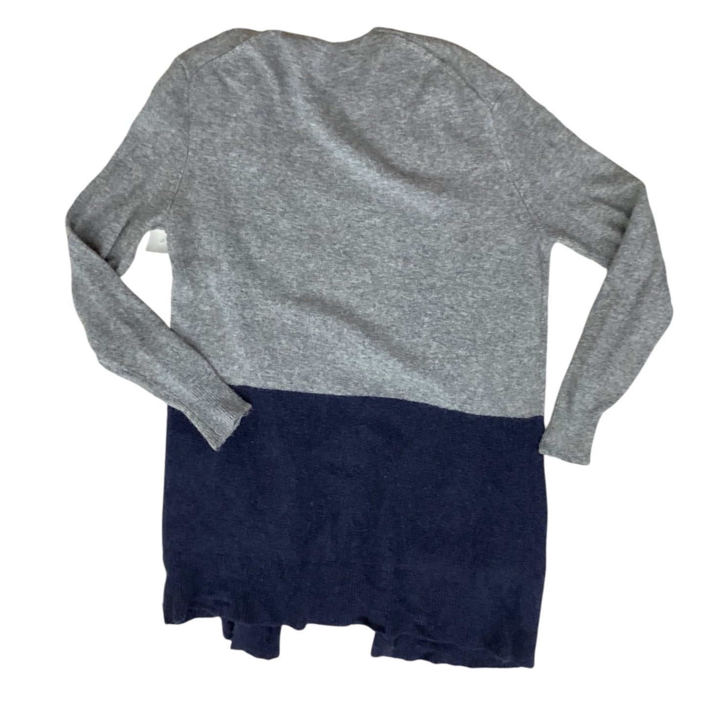 Sweater Cardigan By Madewell In Blue & Grey, Size:S