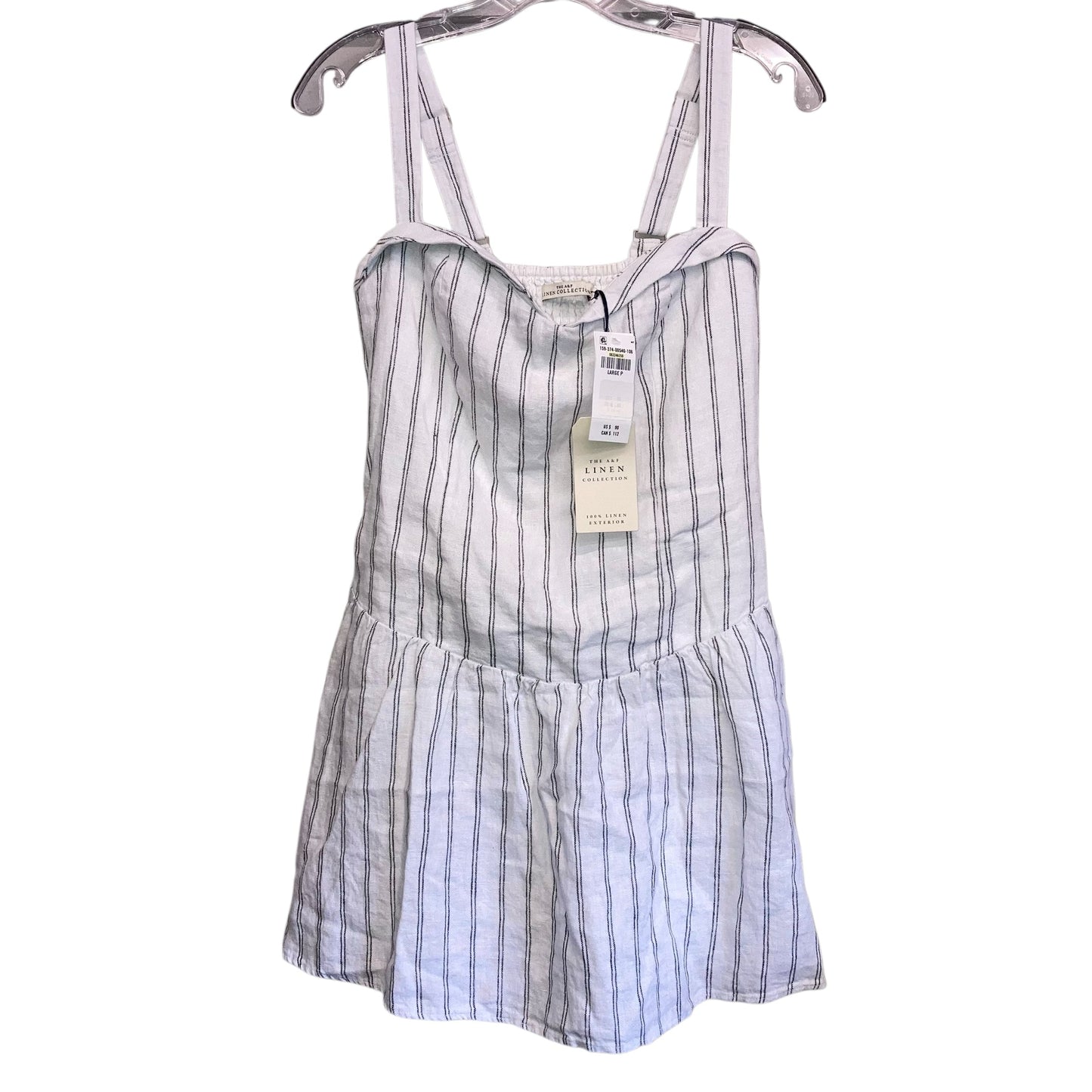 Romper By Abercrombie And Fitch In Striped Pattern, Size:L