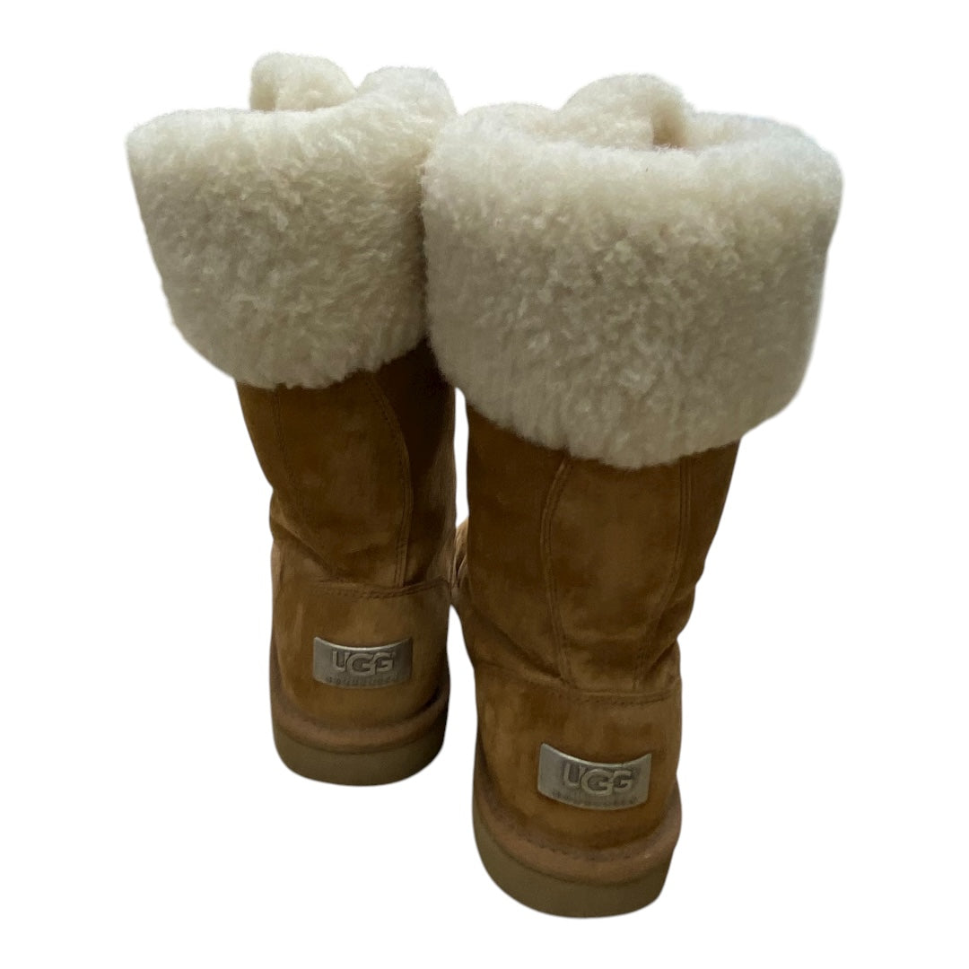 Boots Designer By Ugg In Brown, Size:6