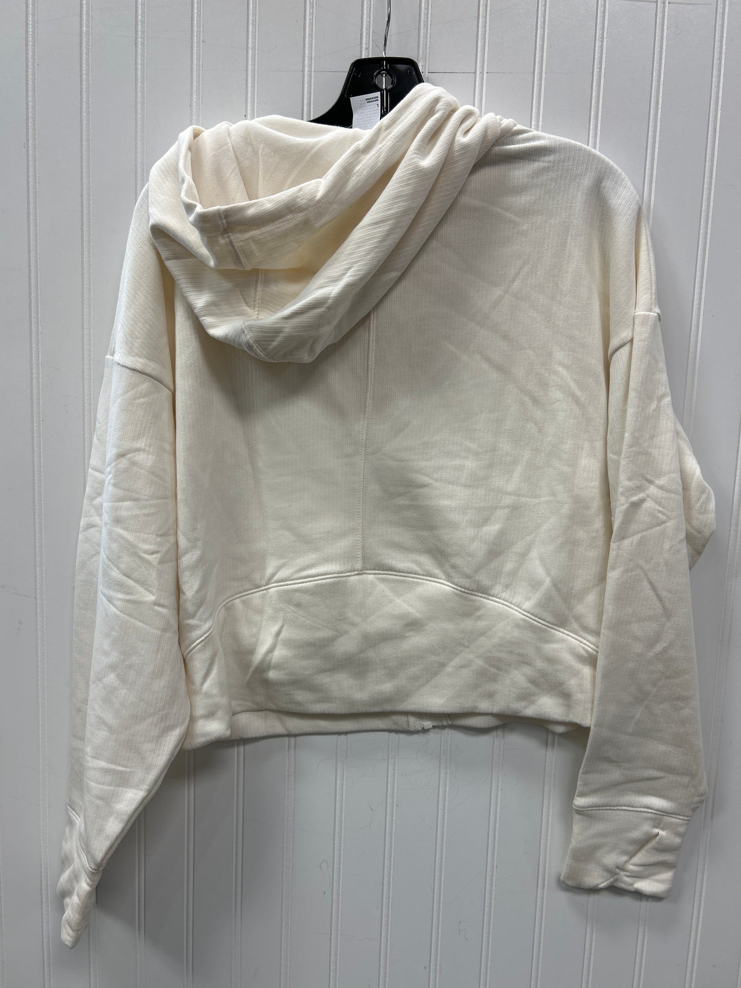 Athletic Sweatshirt Hoodie By All In Motion In Cream, Size:L