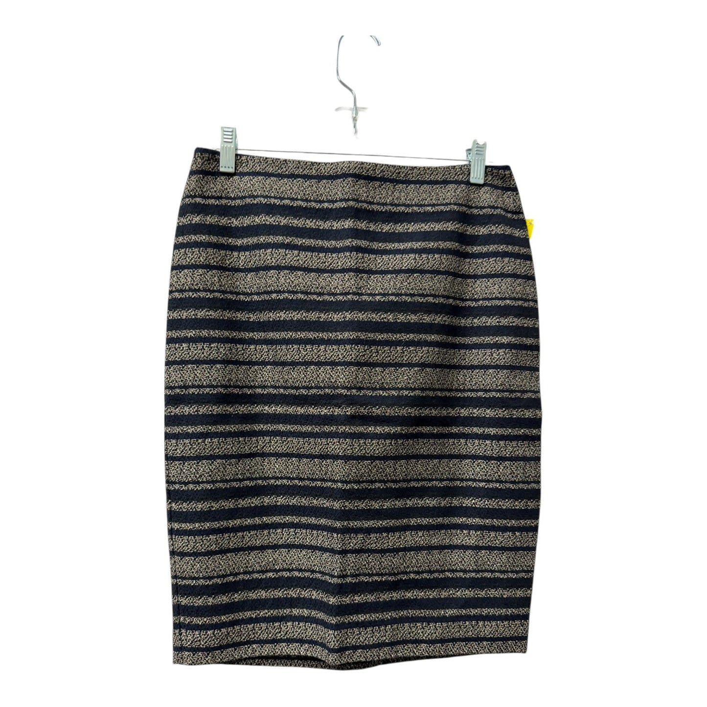 Skirt Mini & Short By Loft In Black & Tan, Size:4