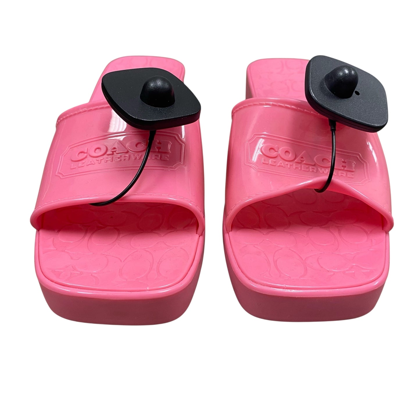 Sandals Designer By Coach In Pink, Size:9