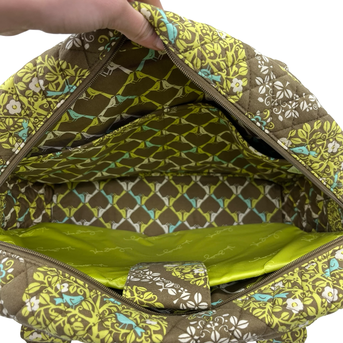 Laptop Bag By Vera Bradley In Green, Size:Large