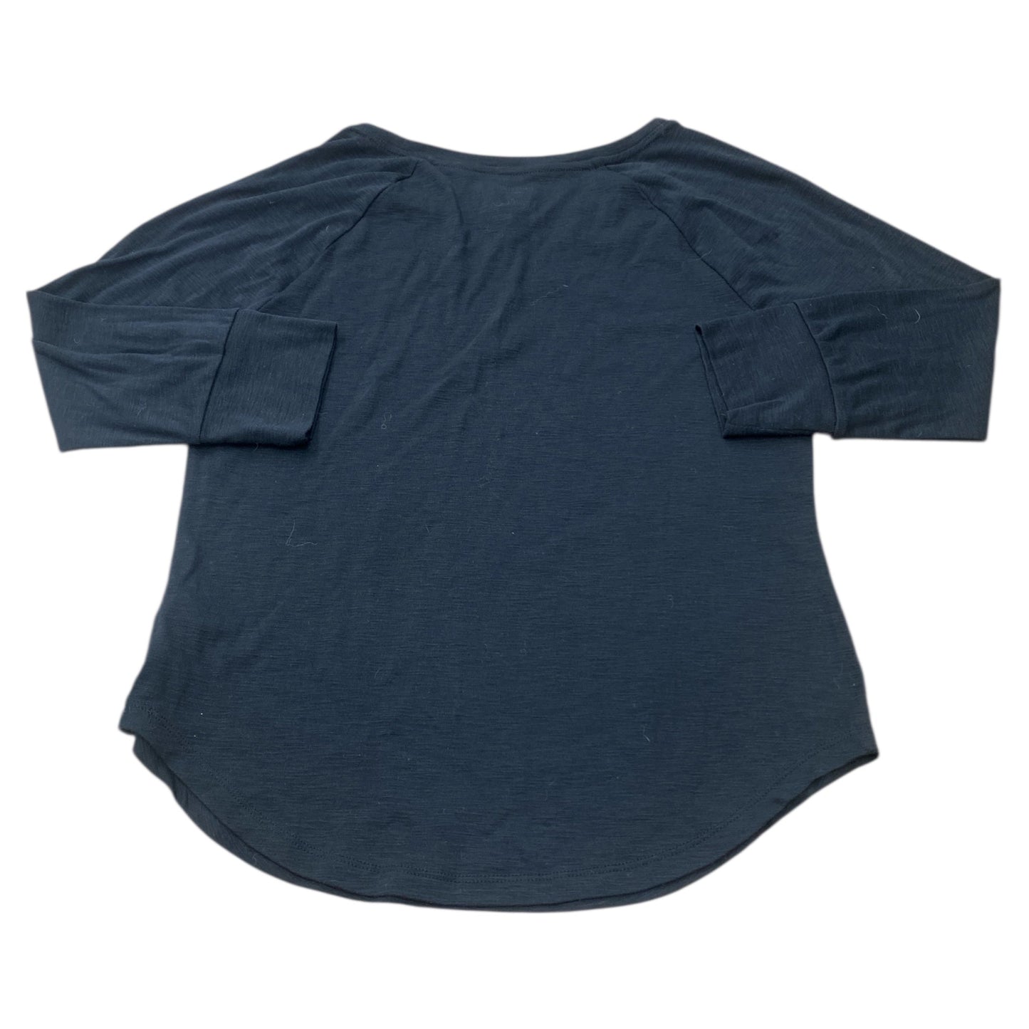 Top 3/4 Sleeve Basic By Mossimo In Black, Size:M