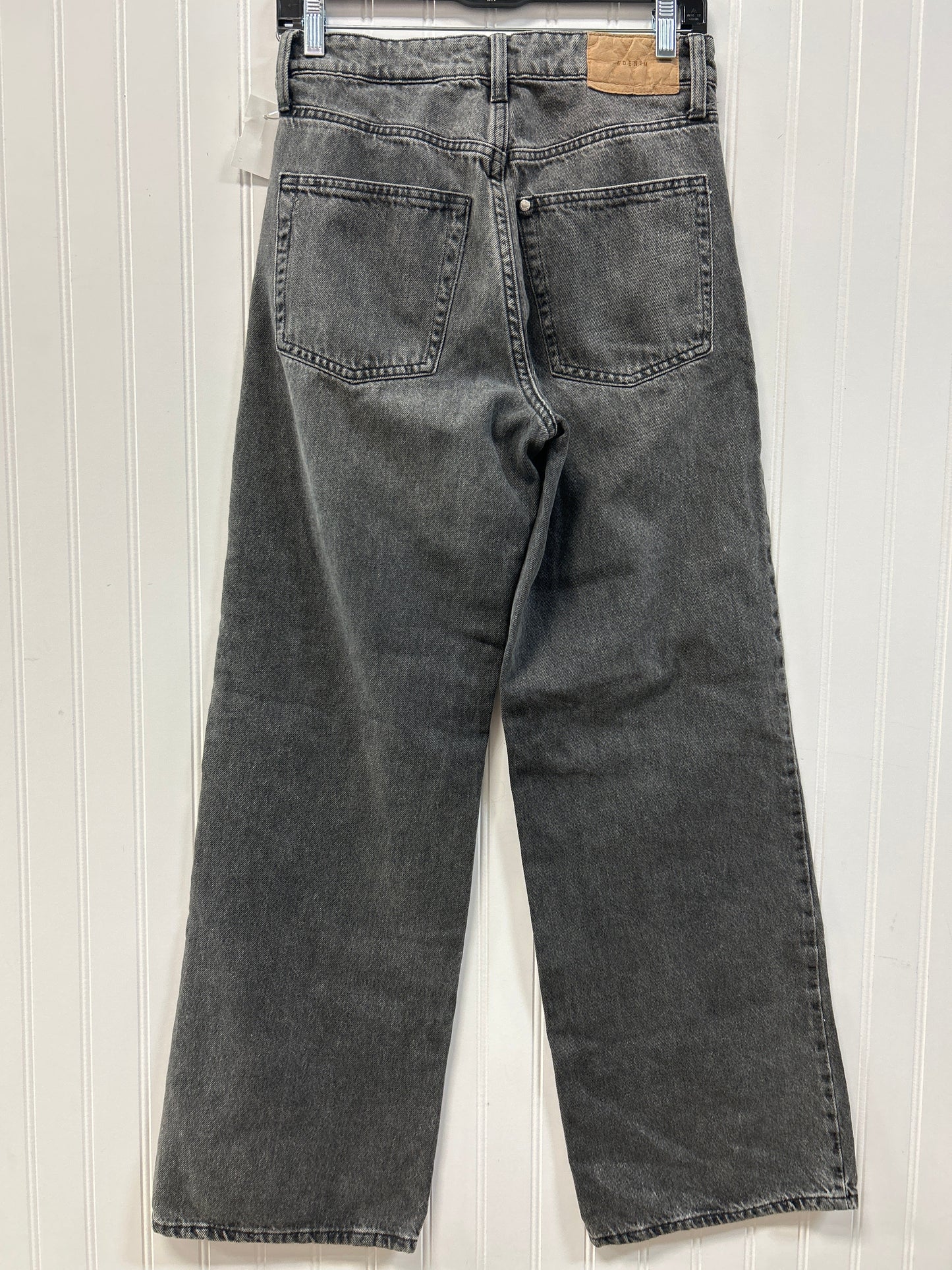 Jeans Wide Leg By Cmc In Black Denim, Size:4