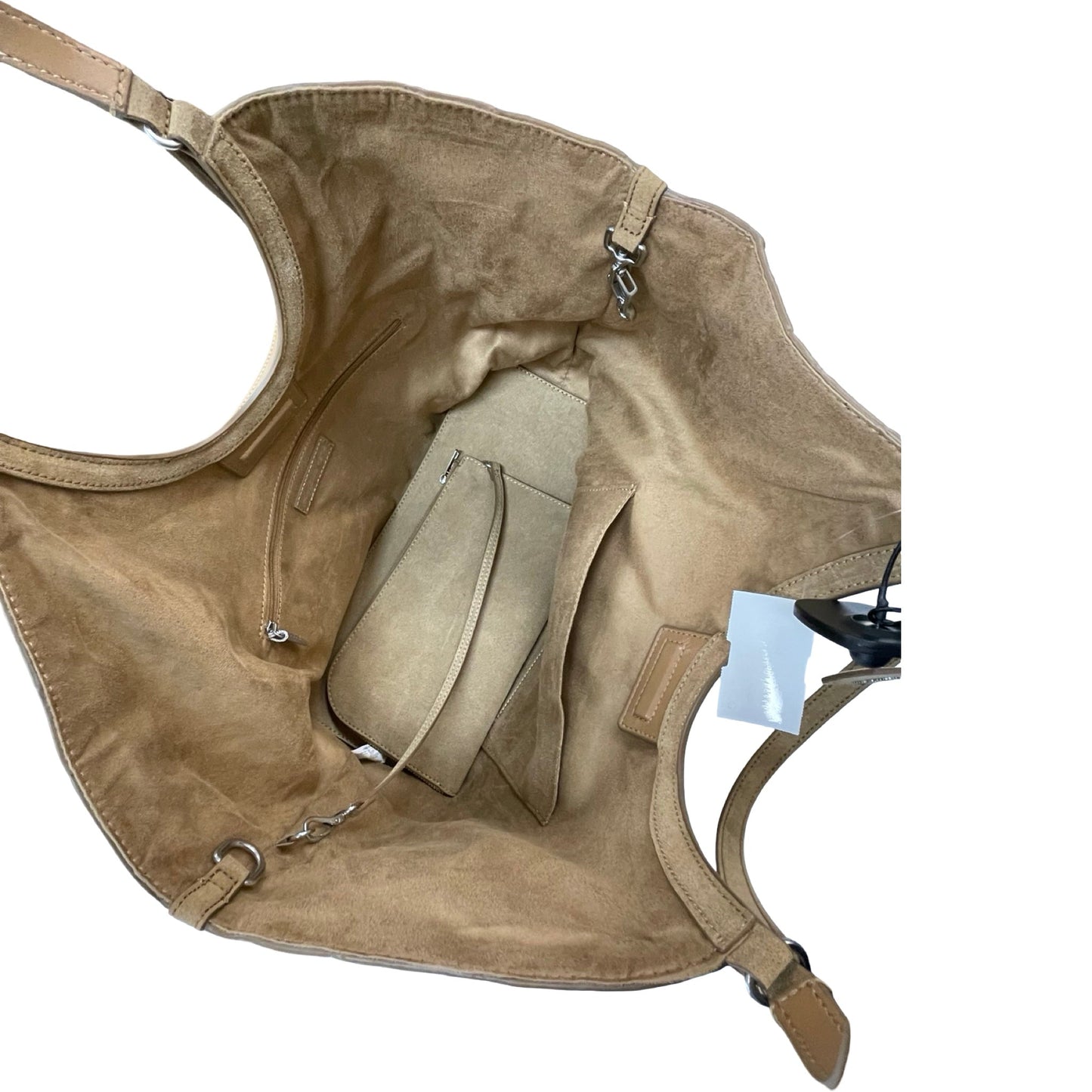 Handbag Leather By Cmc In Tan, Size:Large