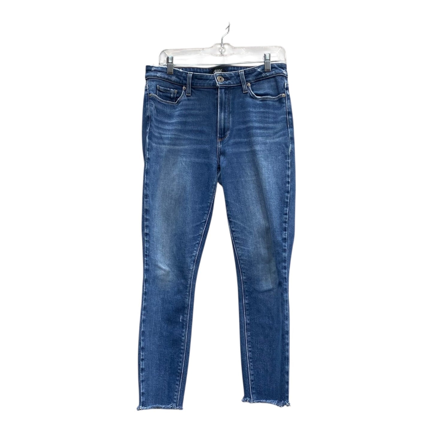 Jeans Straight By Paige In Blue, Size:10