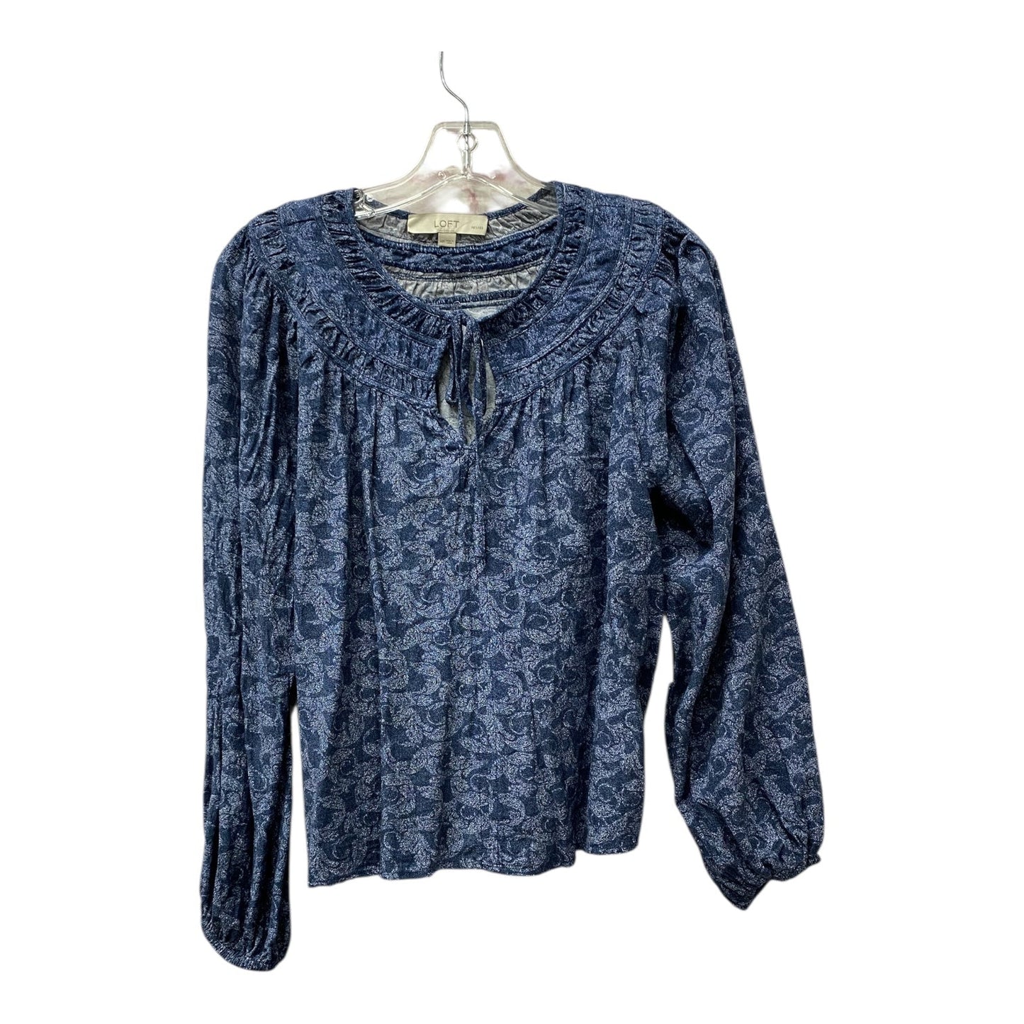 Top Ls By Loft In Blue, Size:Mp