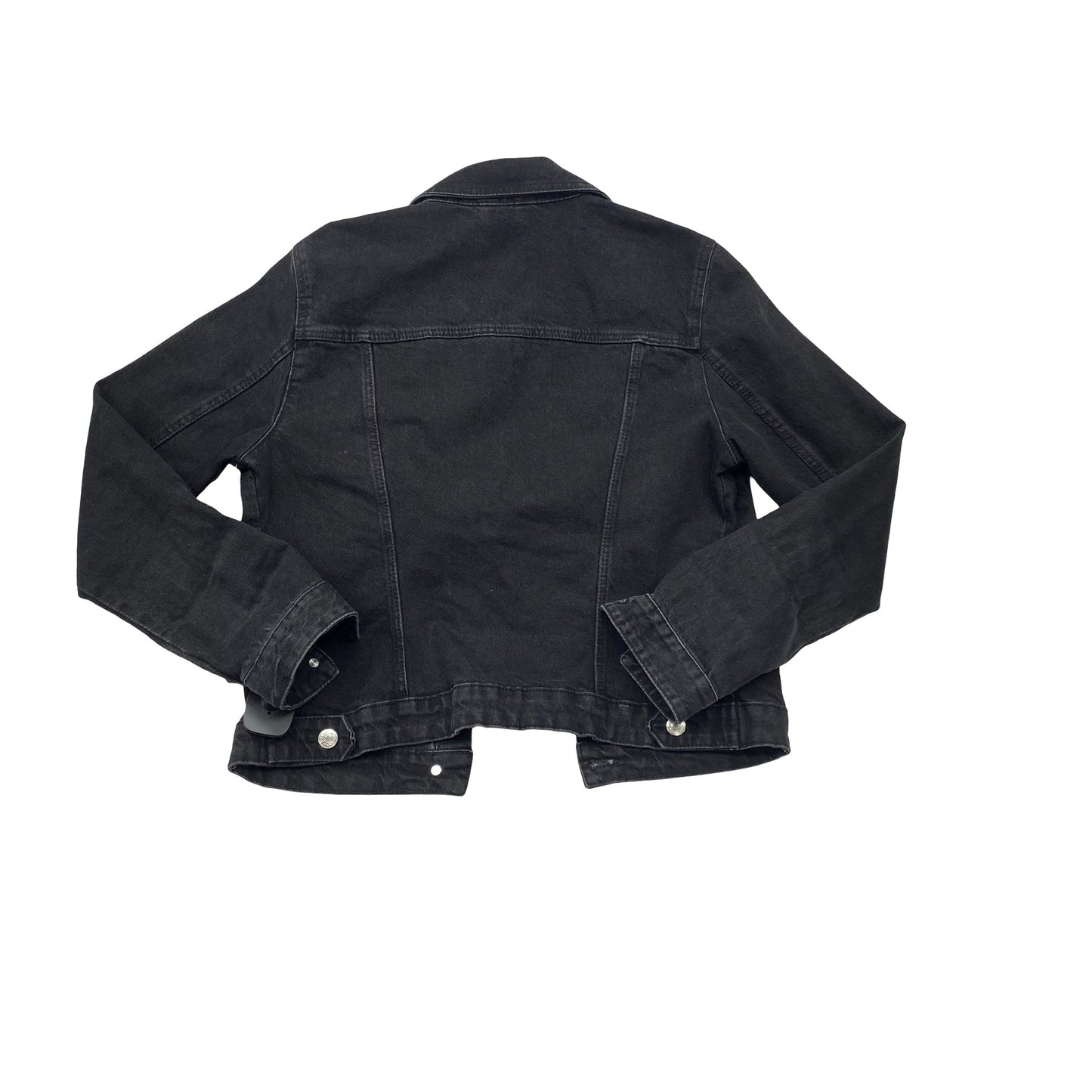 Jacket Denim By Zara In Black, Size:M