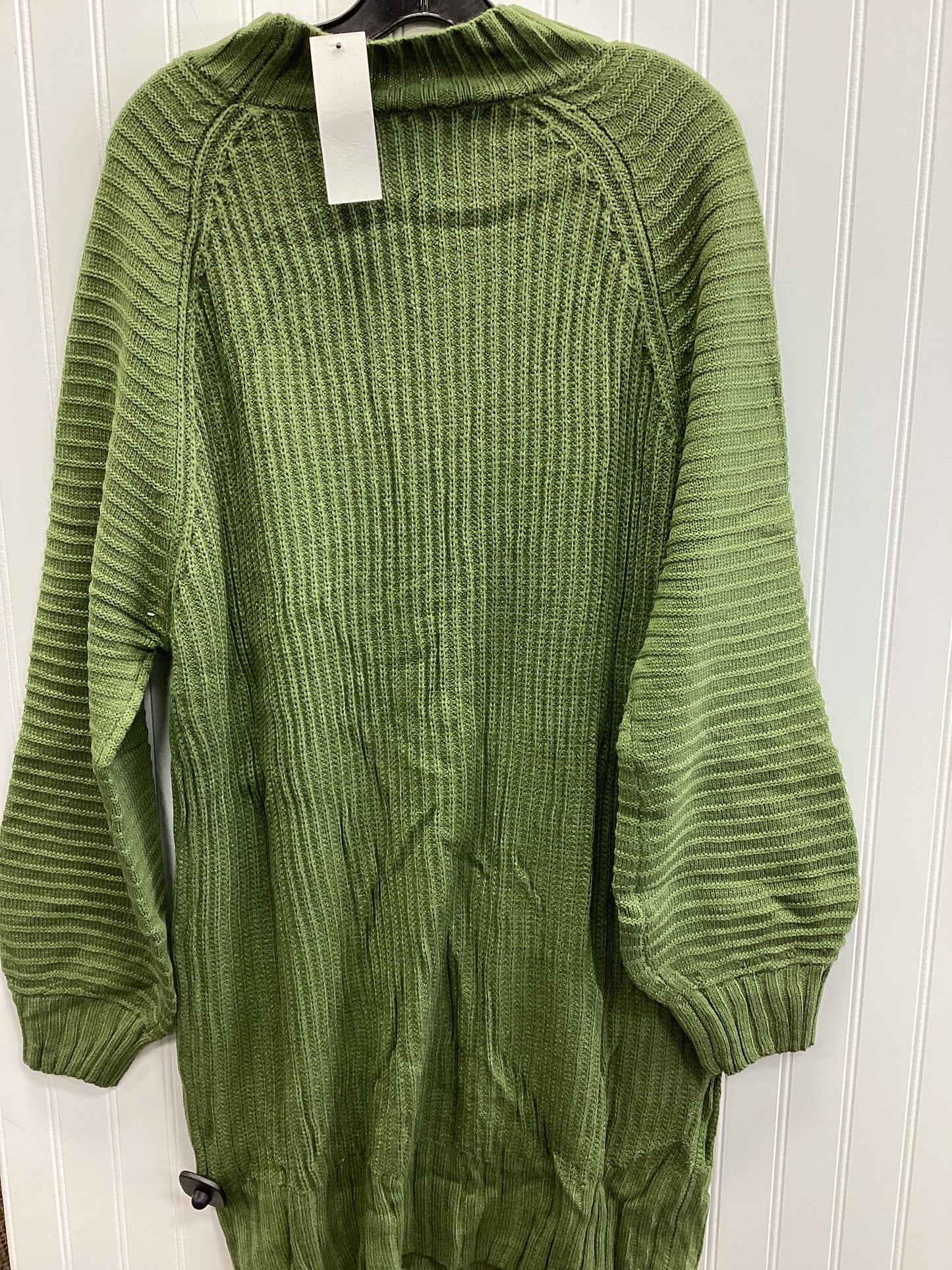 Dress Sweater By Clothes Mentor In Green, Size:Xl