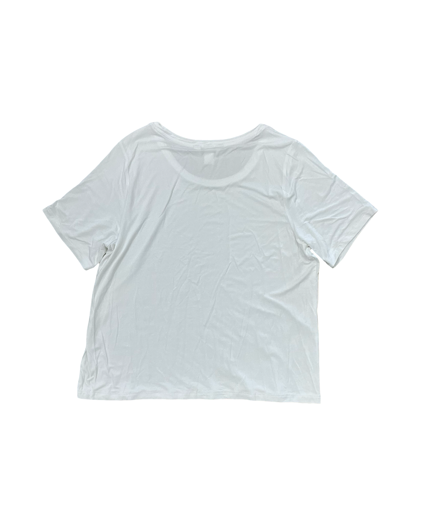 Top Ss Basic By Cj Banks In White, Size:Xl