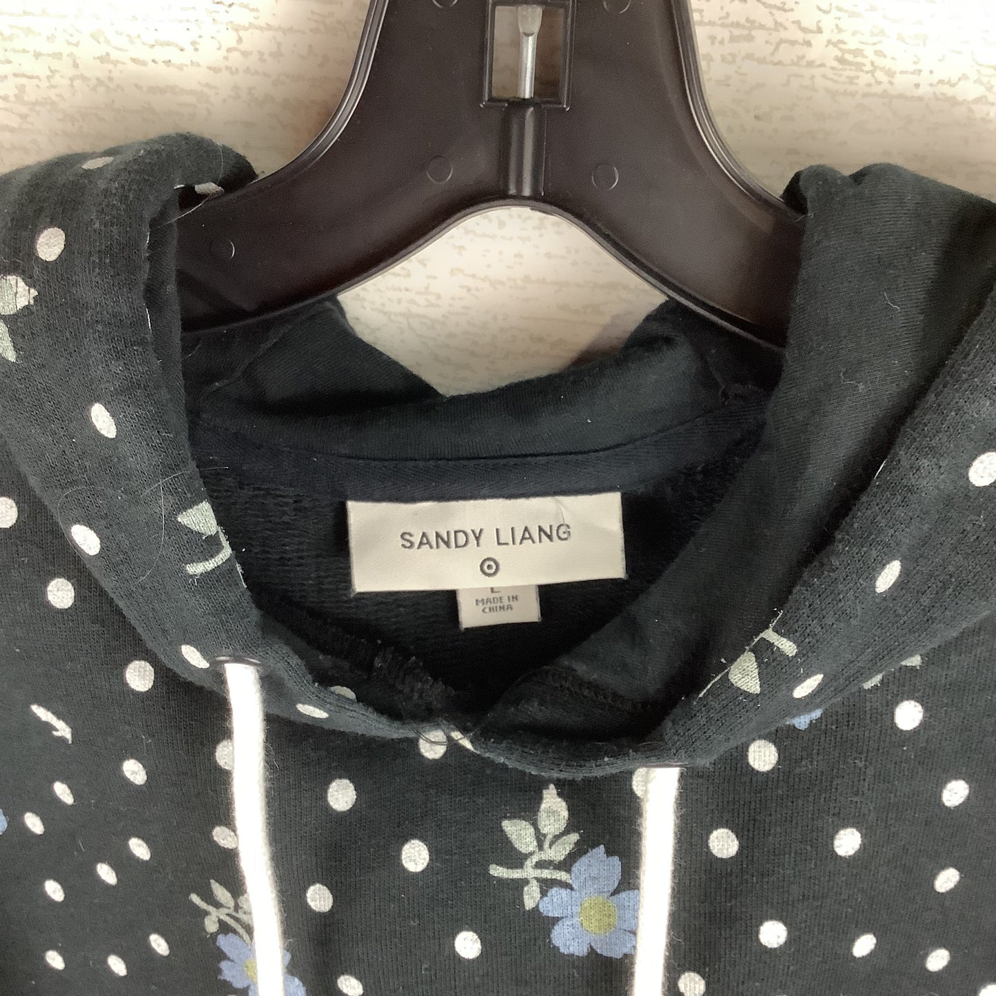 Sweatshirt Hoodie By Target-designer In Black, Size: L