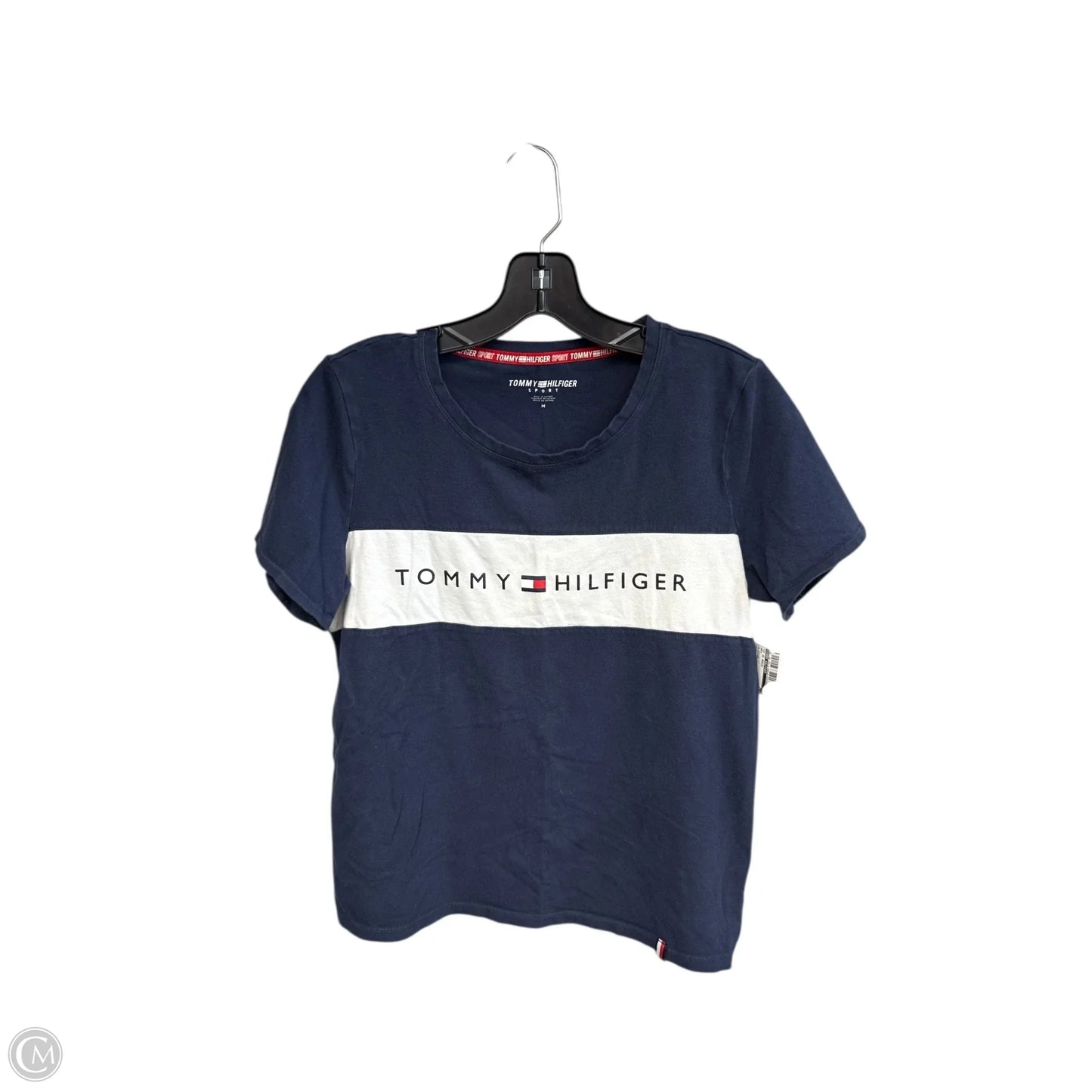 Top Short Sleeve Basic By Tommy Hilfiger In Navy, Size: M