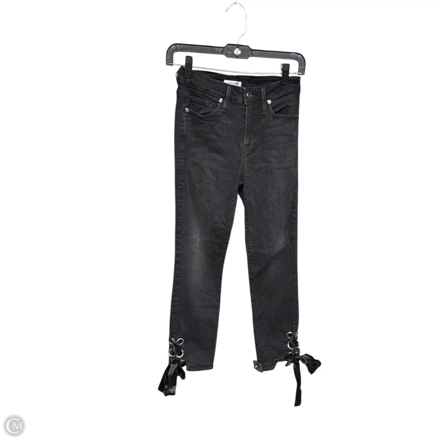 Jeans Skinny By Good American In Black, Size: 0