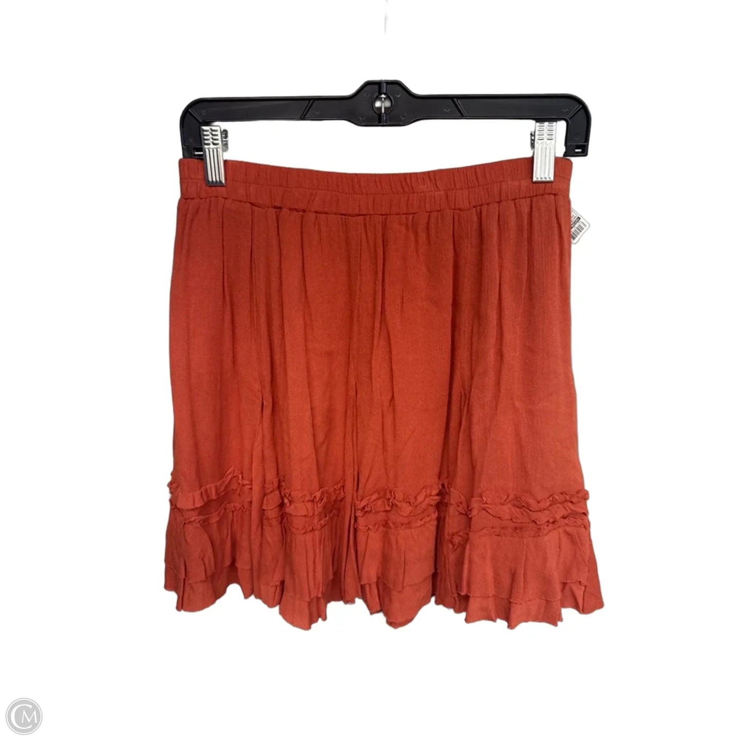 Skirt Mini & Short By Wishlist In Orange, Size: L