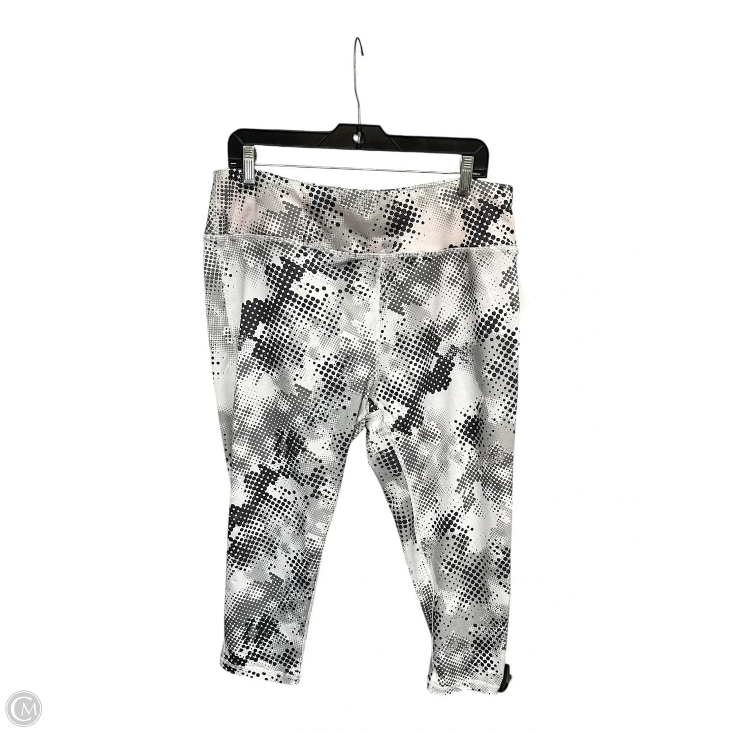 Athletic Capris By Champion In Black & White, Size: 1x