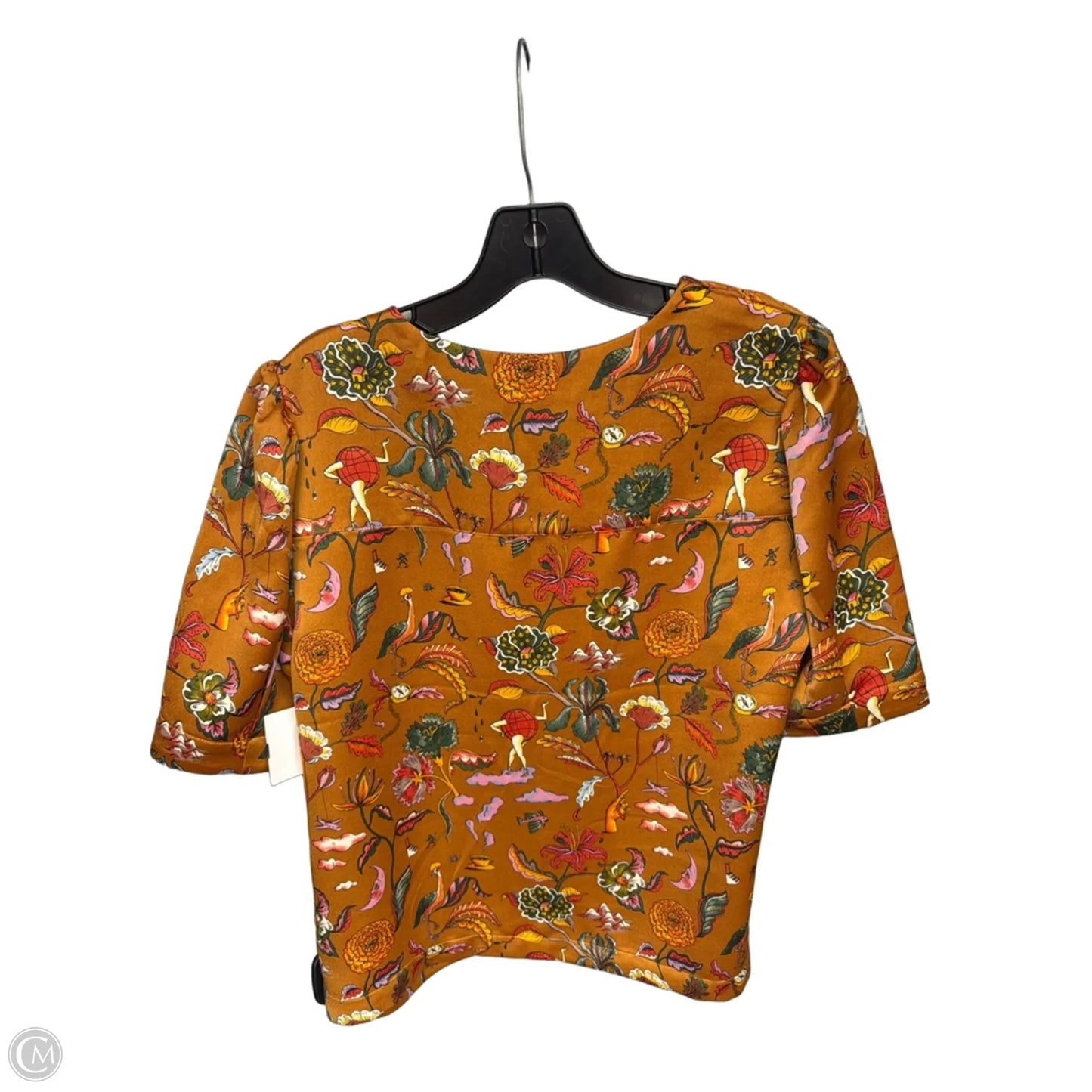 Top Short Sleeve By Scotch & Soda In Orange, Size: S