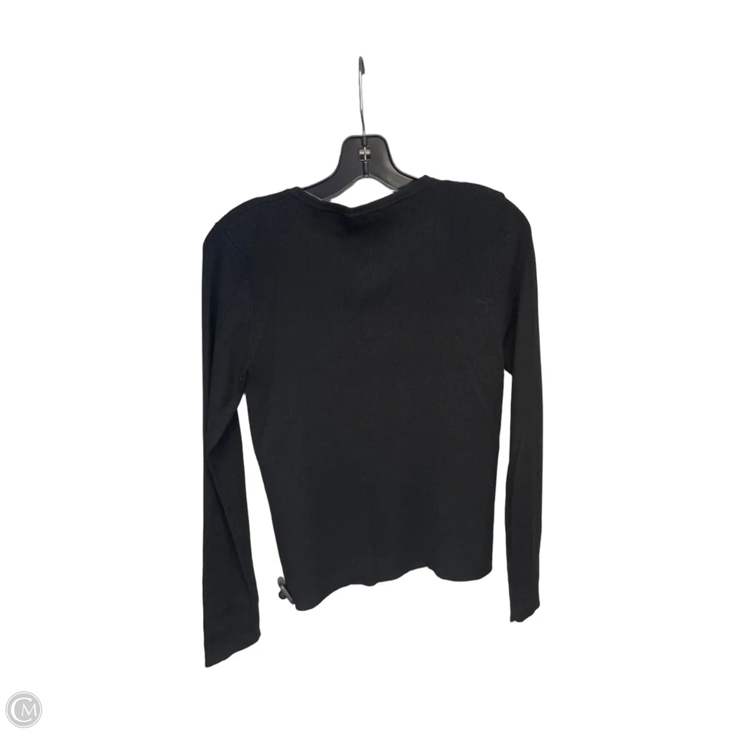 Top Long Sleeve By Clothes Mentor In Black, Size: L