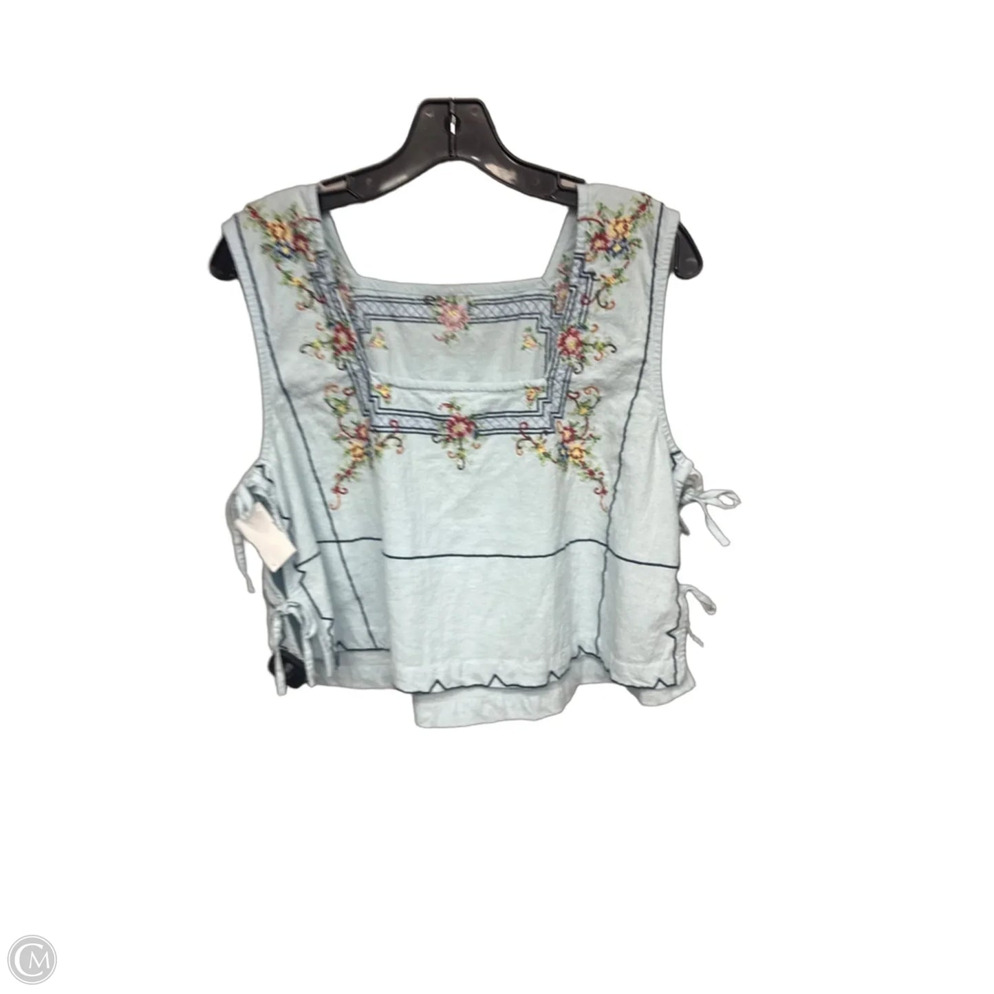 Top Sleeveless By Free People In Blue, Size: S