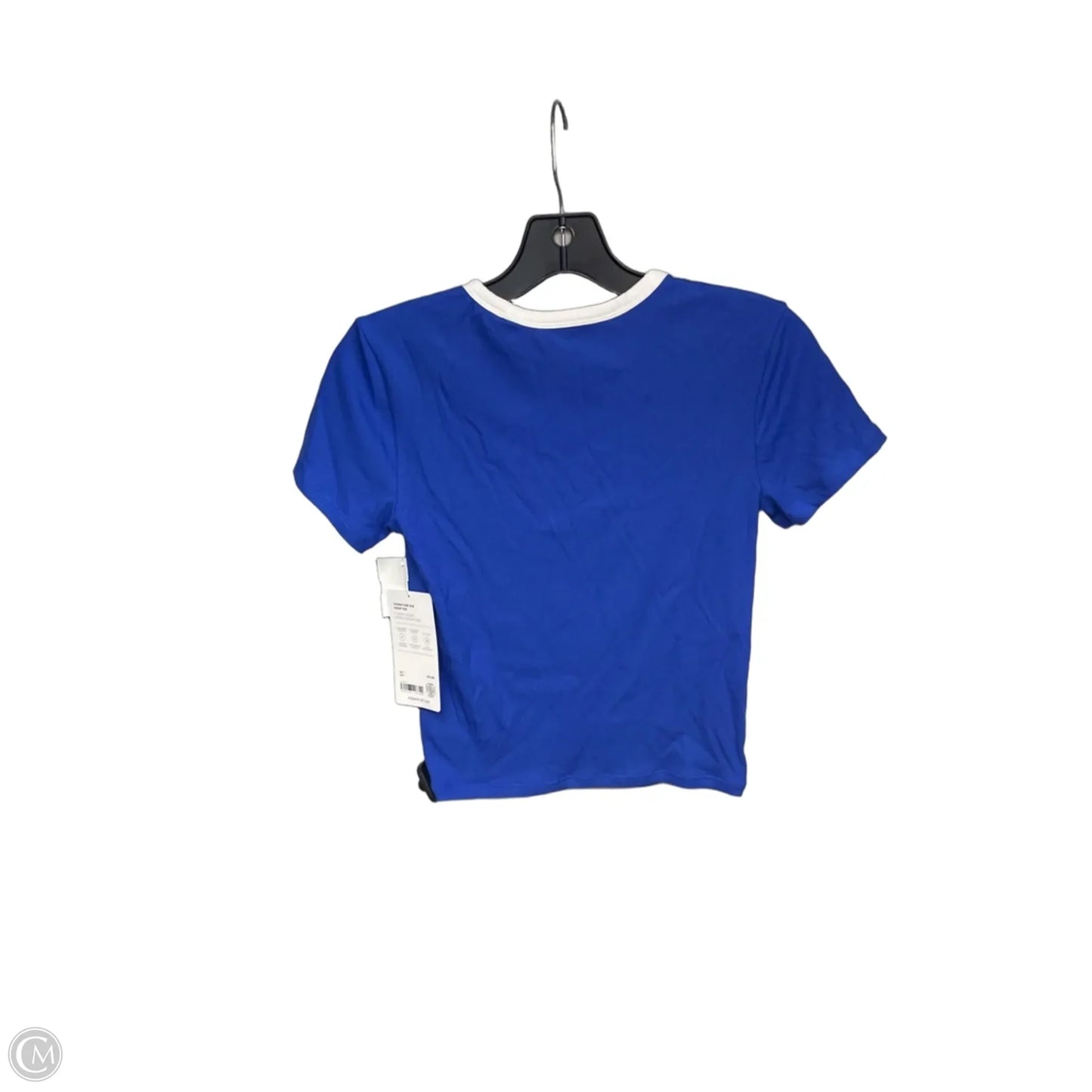 Athletic Top Short Sleeve By Athleta In Blue, Size: S