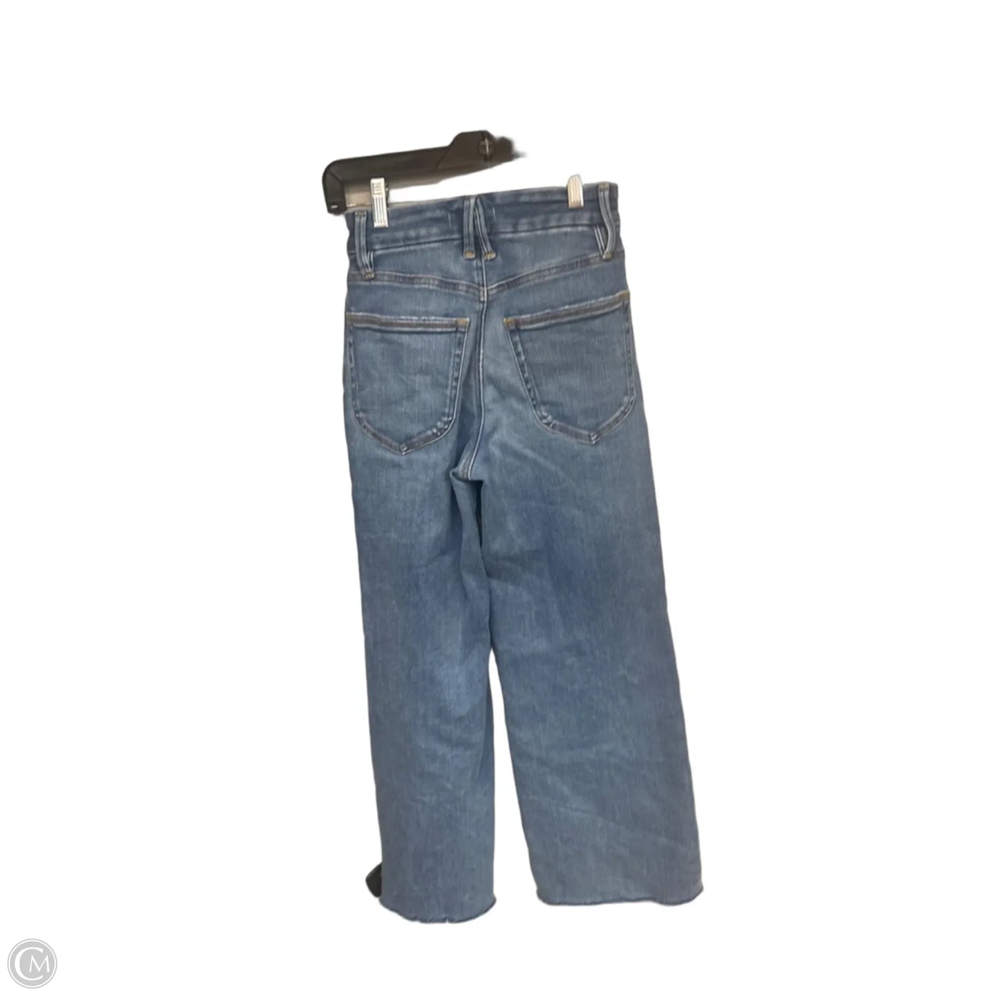 Jeans Flared By Good American In Blue Denim, Size: 24