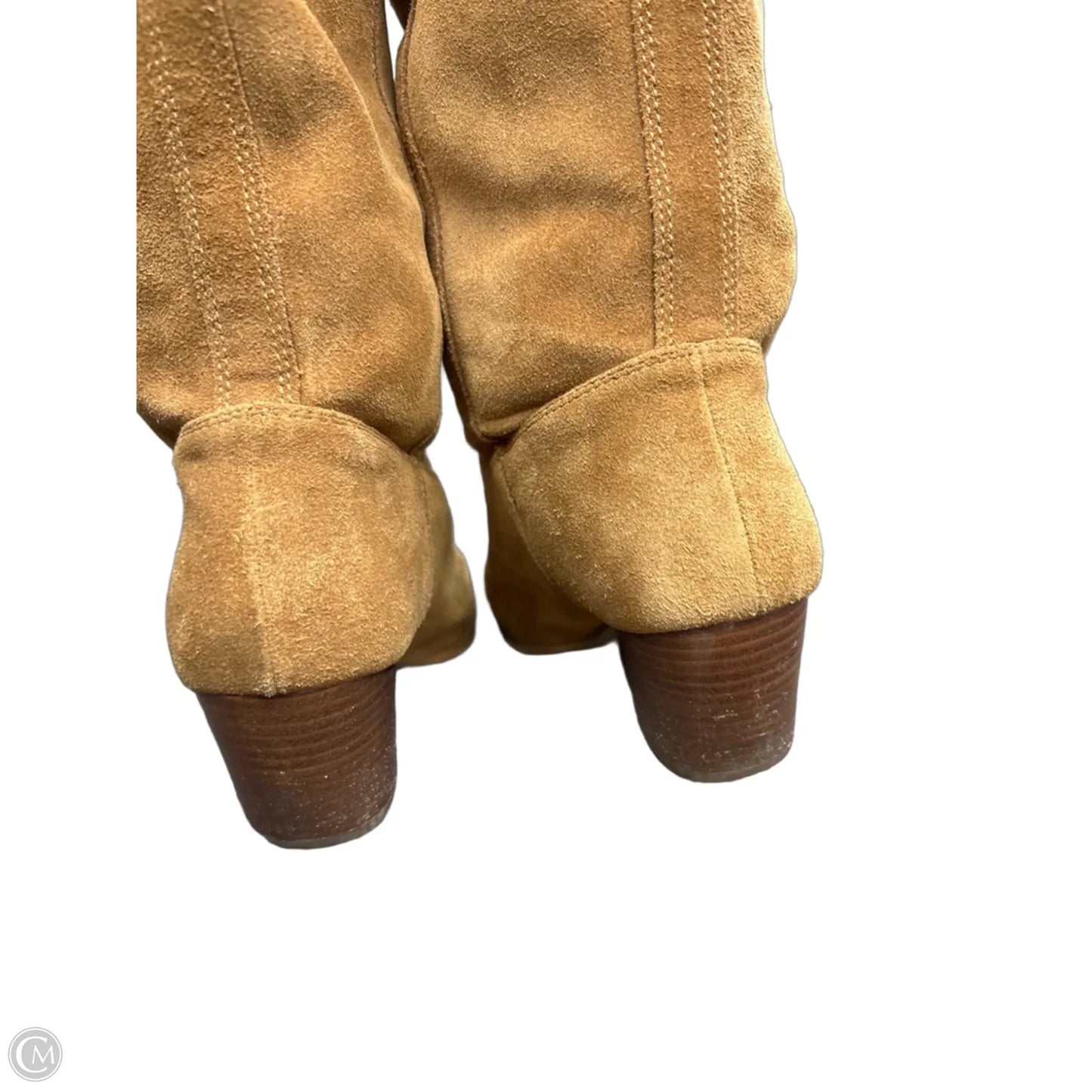 Boots Designer By Michael Kors In Brown, Size: 5