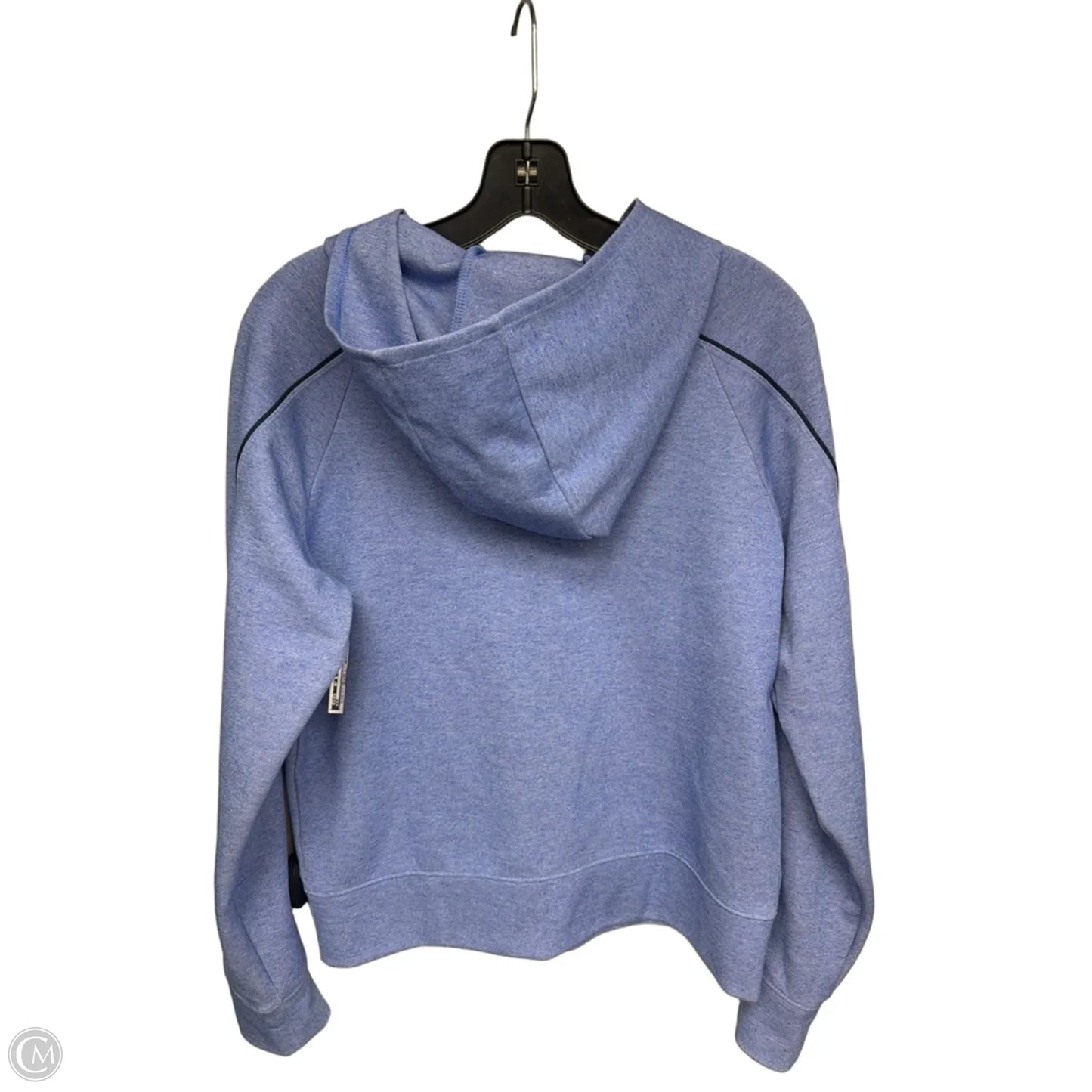 Athletic Sweatshirt Hoodie By Under Armour In Blue, Size: M