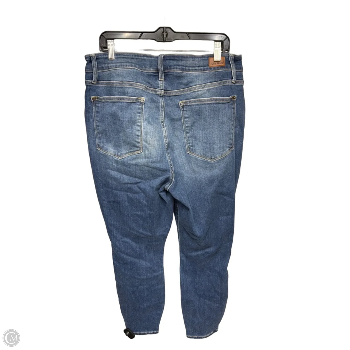Jeans Skinny By Judy Blue In Blue Denim, Size: 18