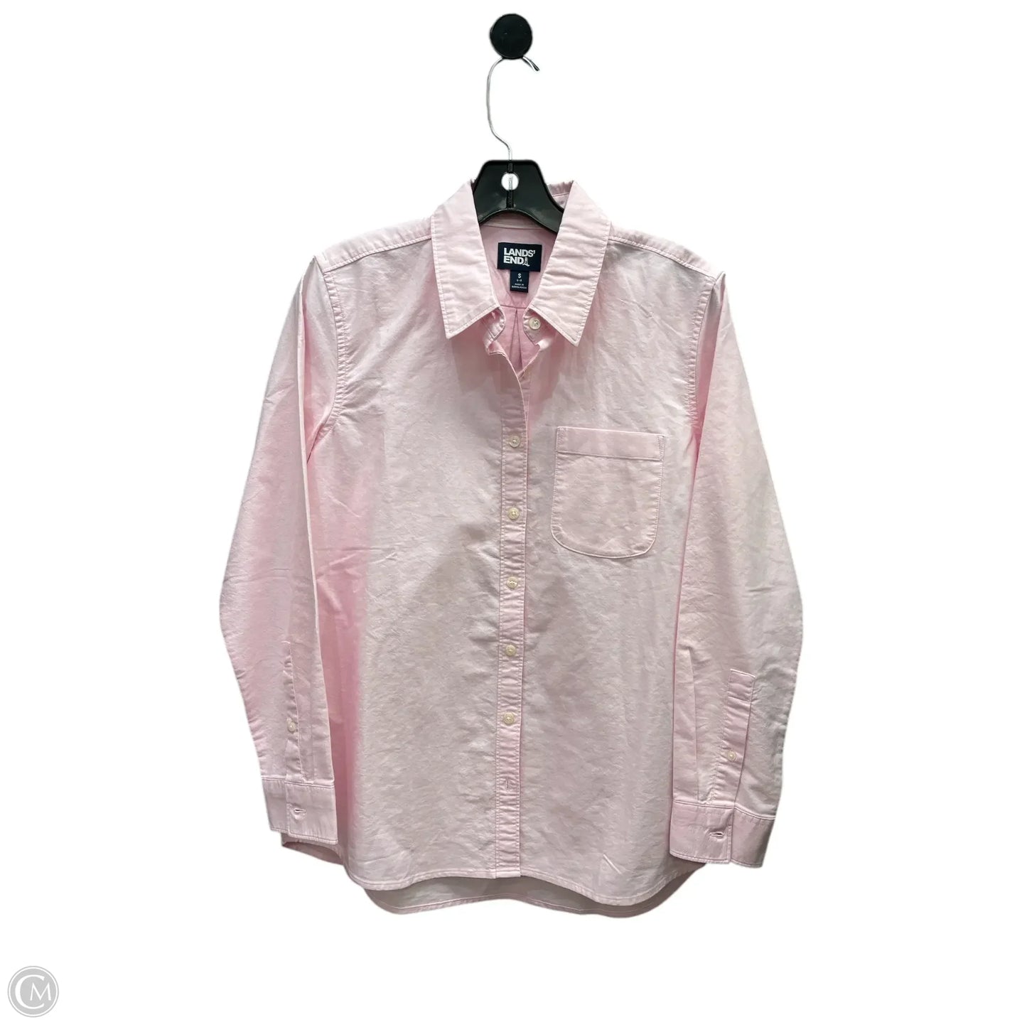 Top Long Sleeve By Lands End In Pink, Size: S