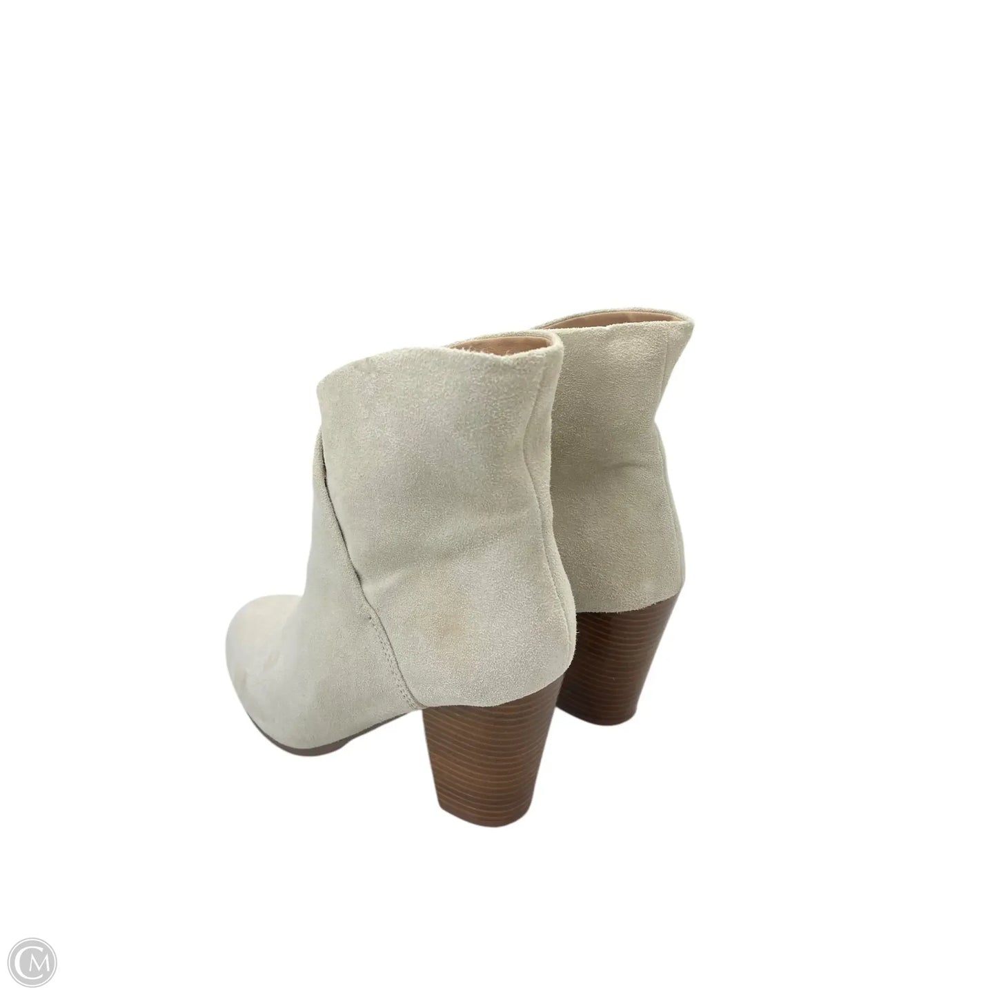 Boots Ankle Heels By Joes Jeans In Cream, Size: 10