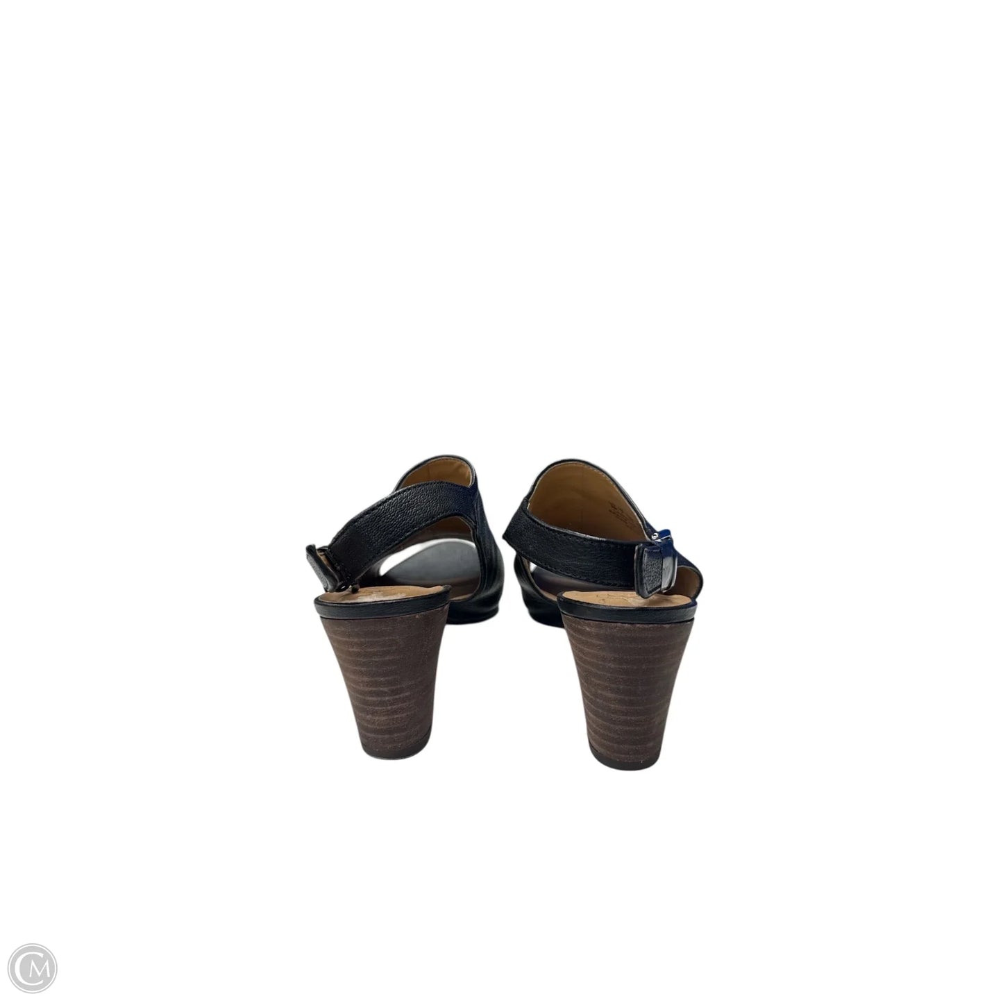 Sandals Heels Block By Franco Sarto In Black, Size: 9