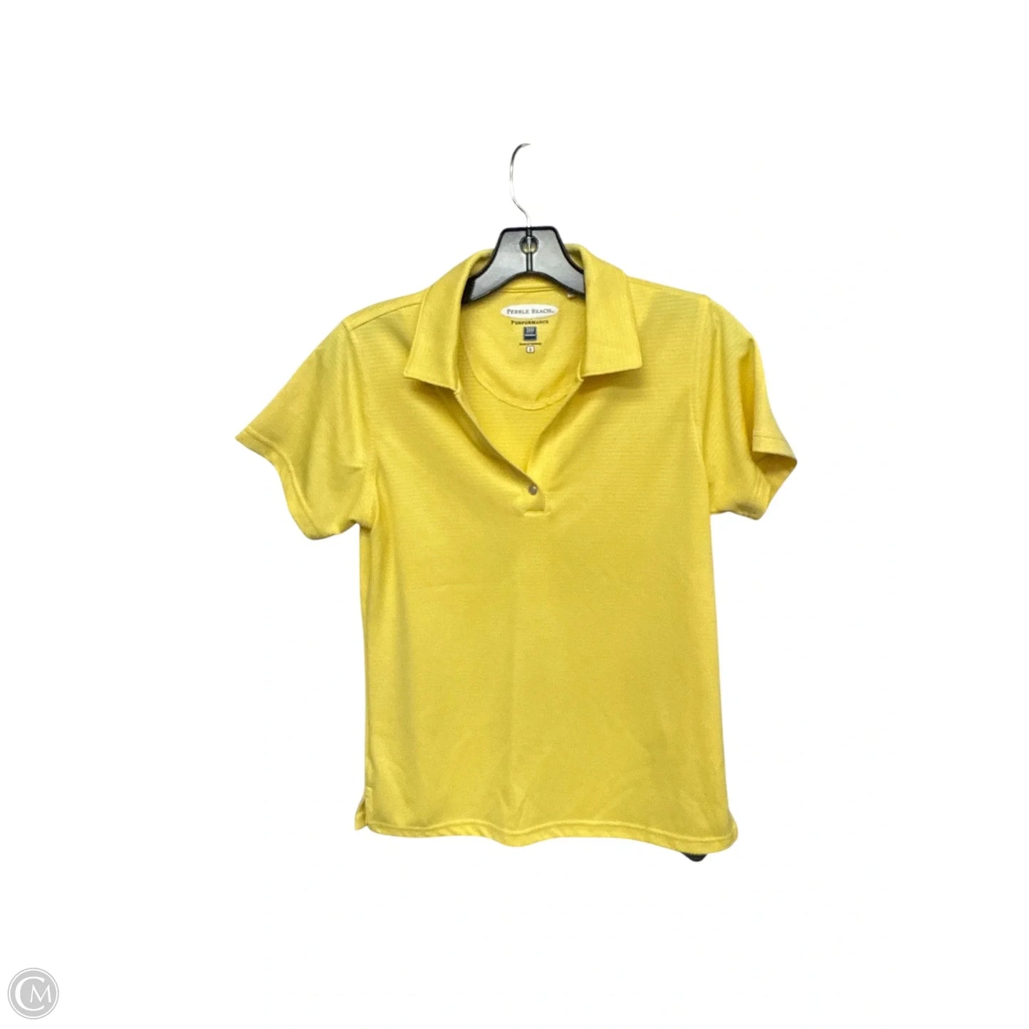 Athletic Top Short Sleeve By Clothes Mentor In Yellow, Size: S