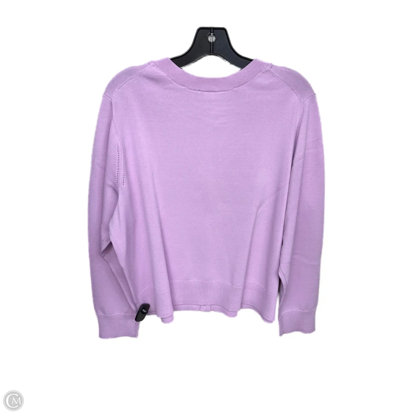 Cardigan By Clothes Mentor In Purple, Size: 2x