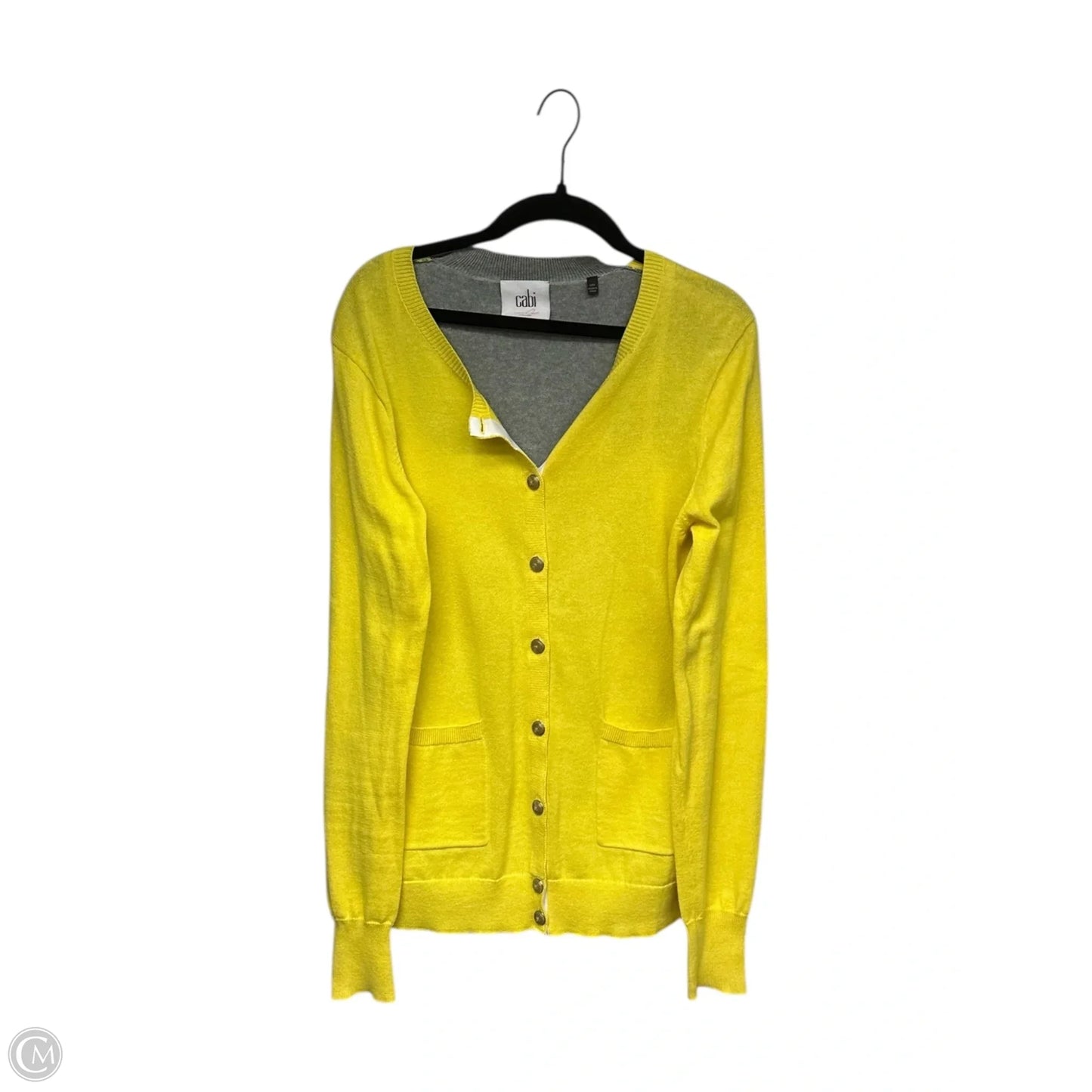 Cardigan By Cabi In Yellow, Size: S