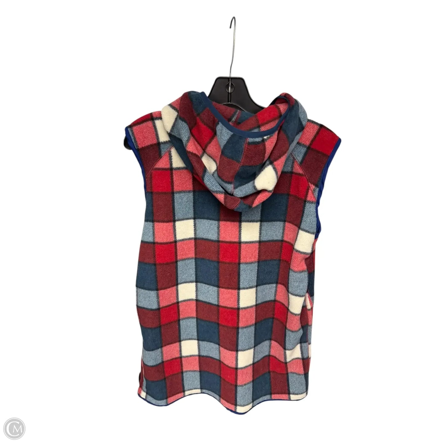 Vest Fleece By Columbia In Plaid Pattern, Size: Xl