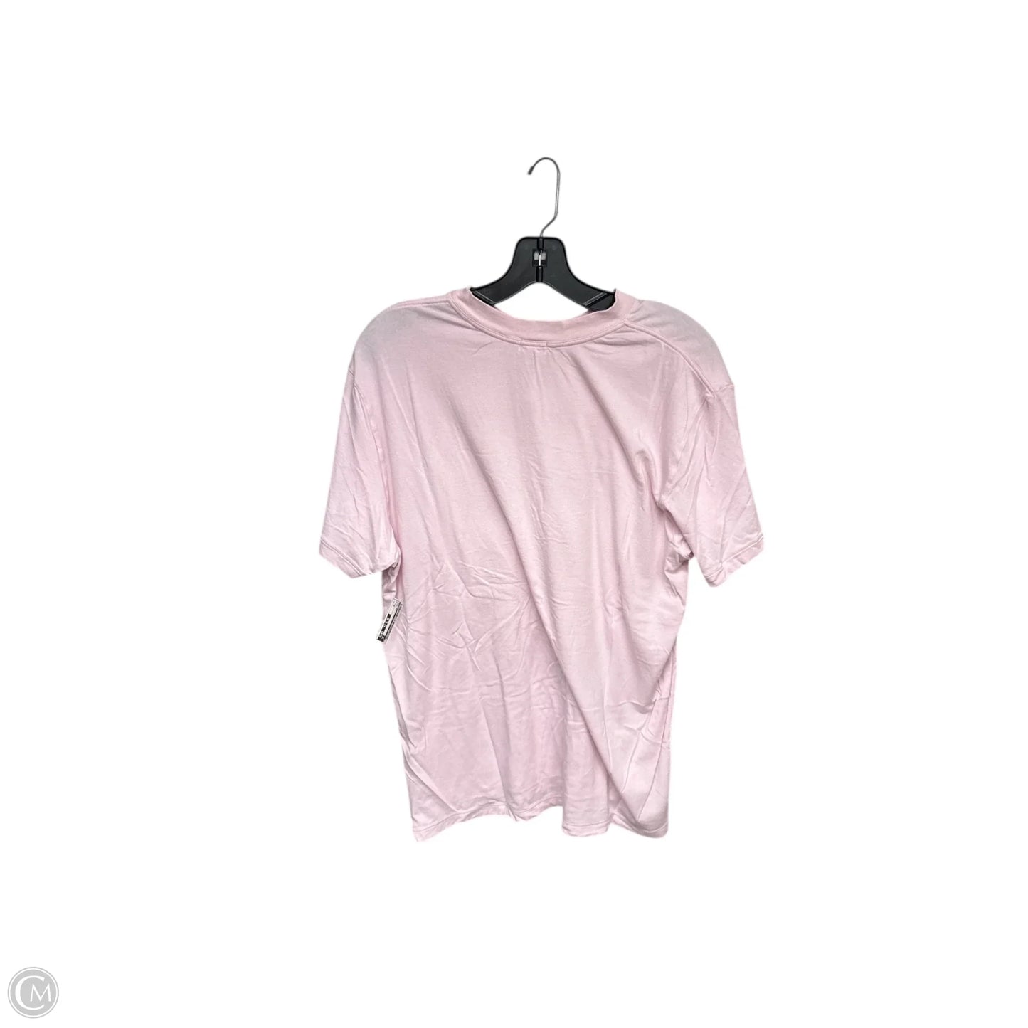 Top Short Sleeve By Skims In Pink, Size: M