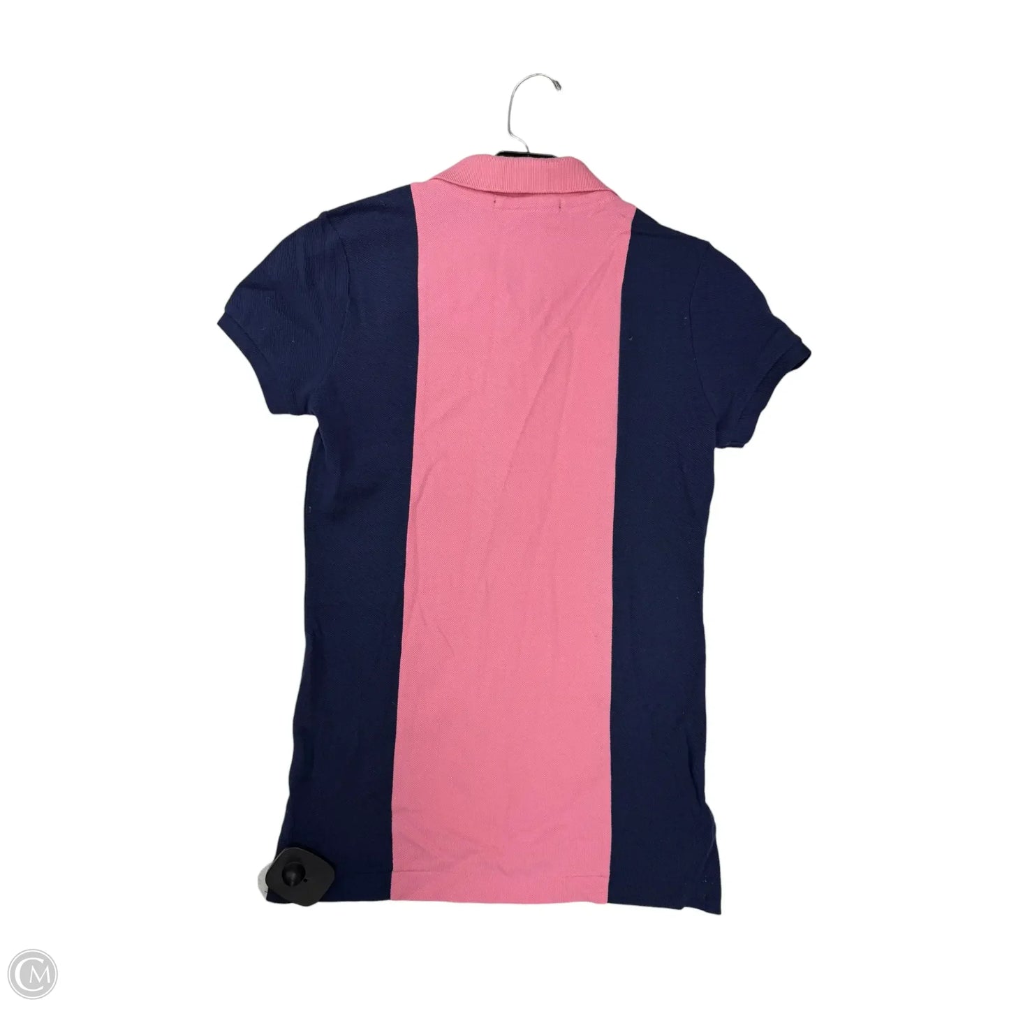 Top Short Sleeve By Ralph Lauren In Pink & Purple, Size: Xs