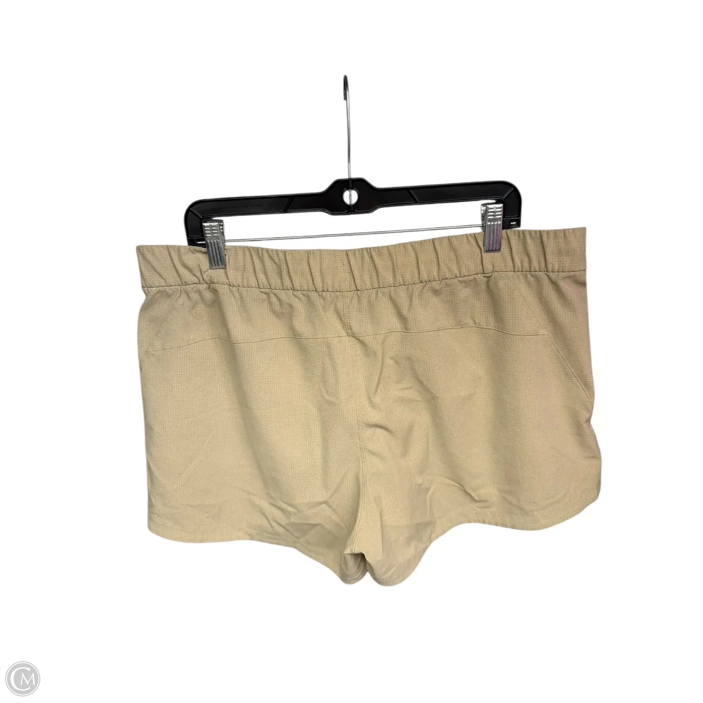 Athletic Shorts By Lululemon In Tan, Size: 14
