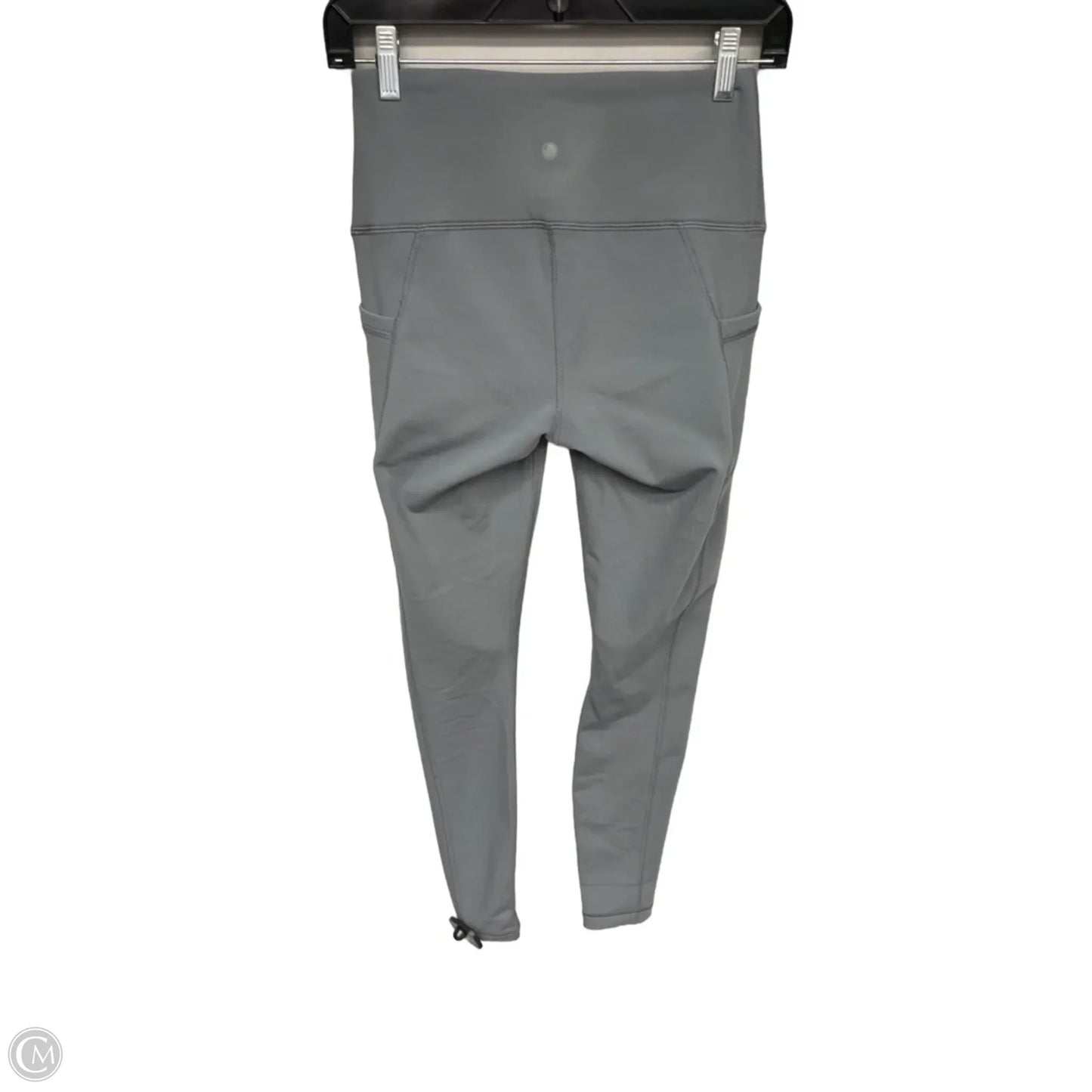 Athletic Leggings By Yogalicious In Grey, Size: S