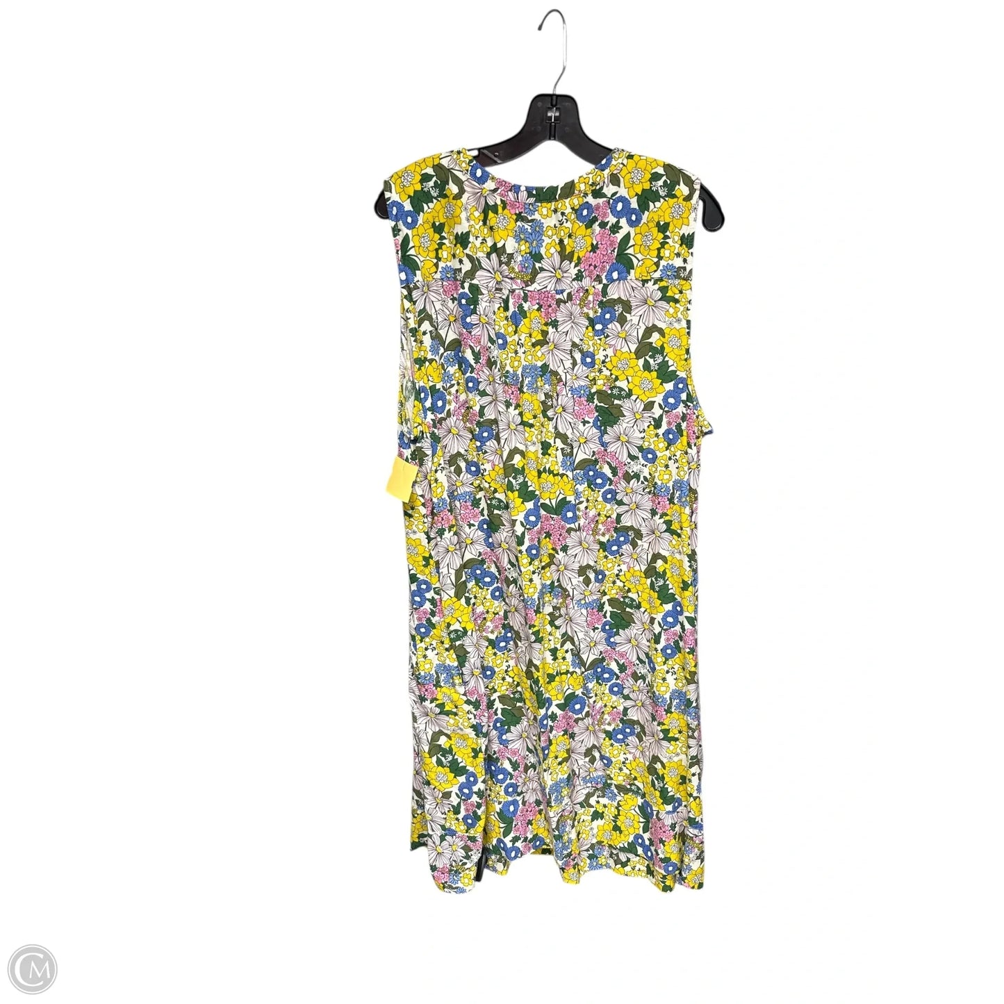 Dress Casual Midi By Sonoma In Yellow, Size: 3x