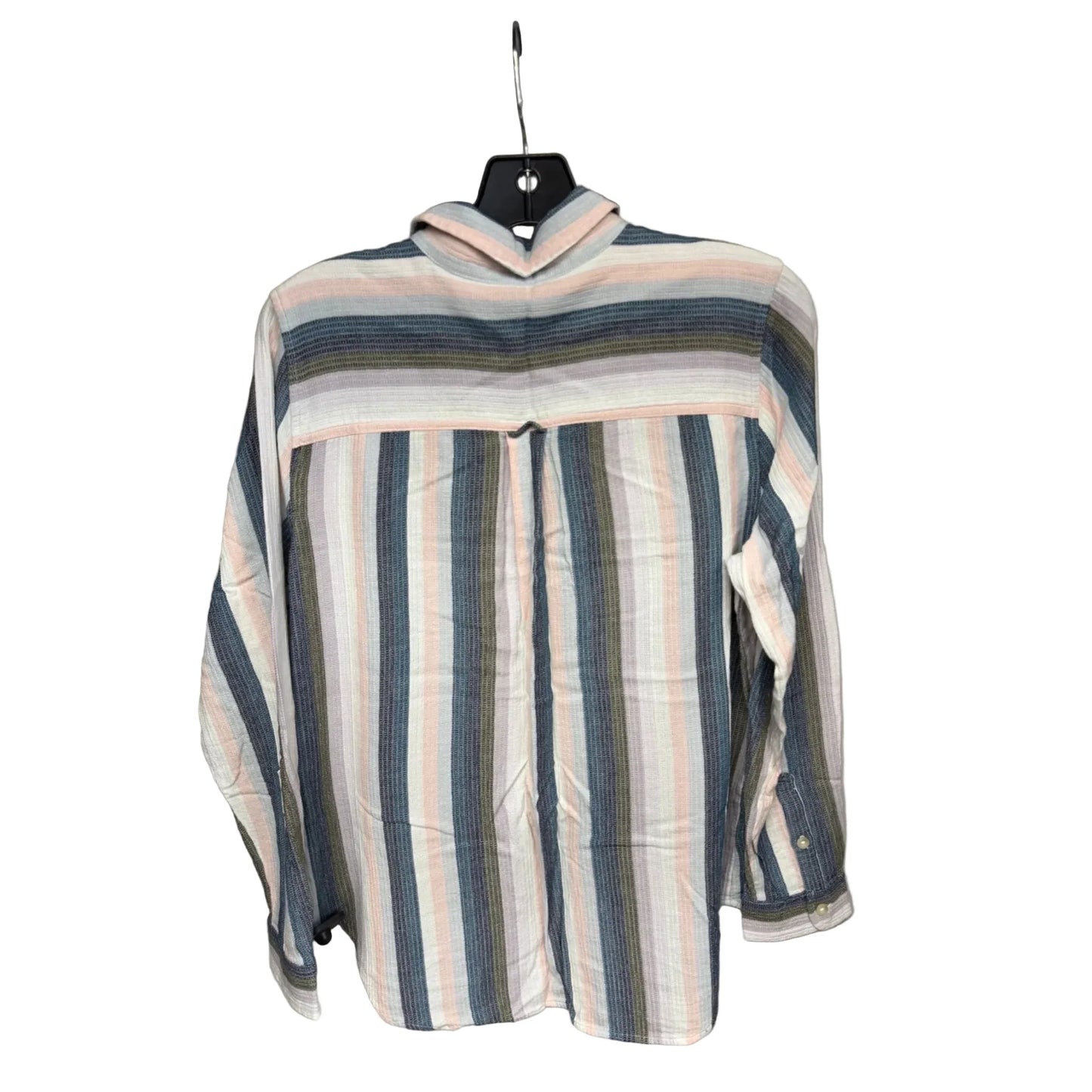 Top Long Sleeve By Sonoma In Blue & Pink, Size: M