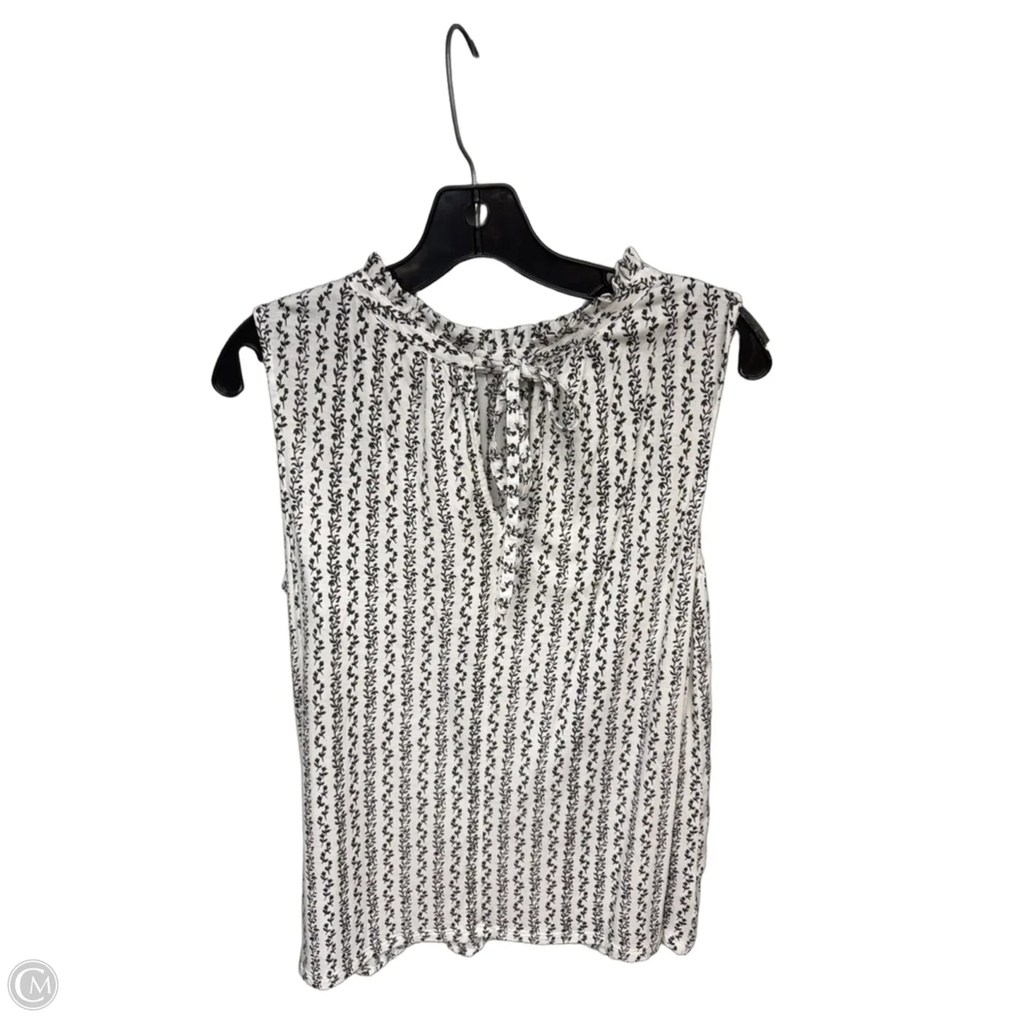 Top Sleeveless By Loft In White, Size: S